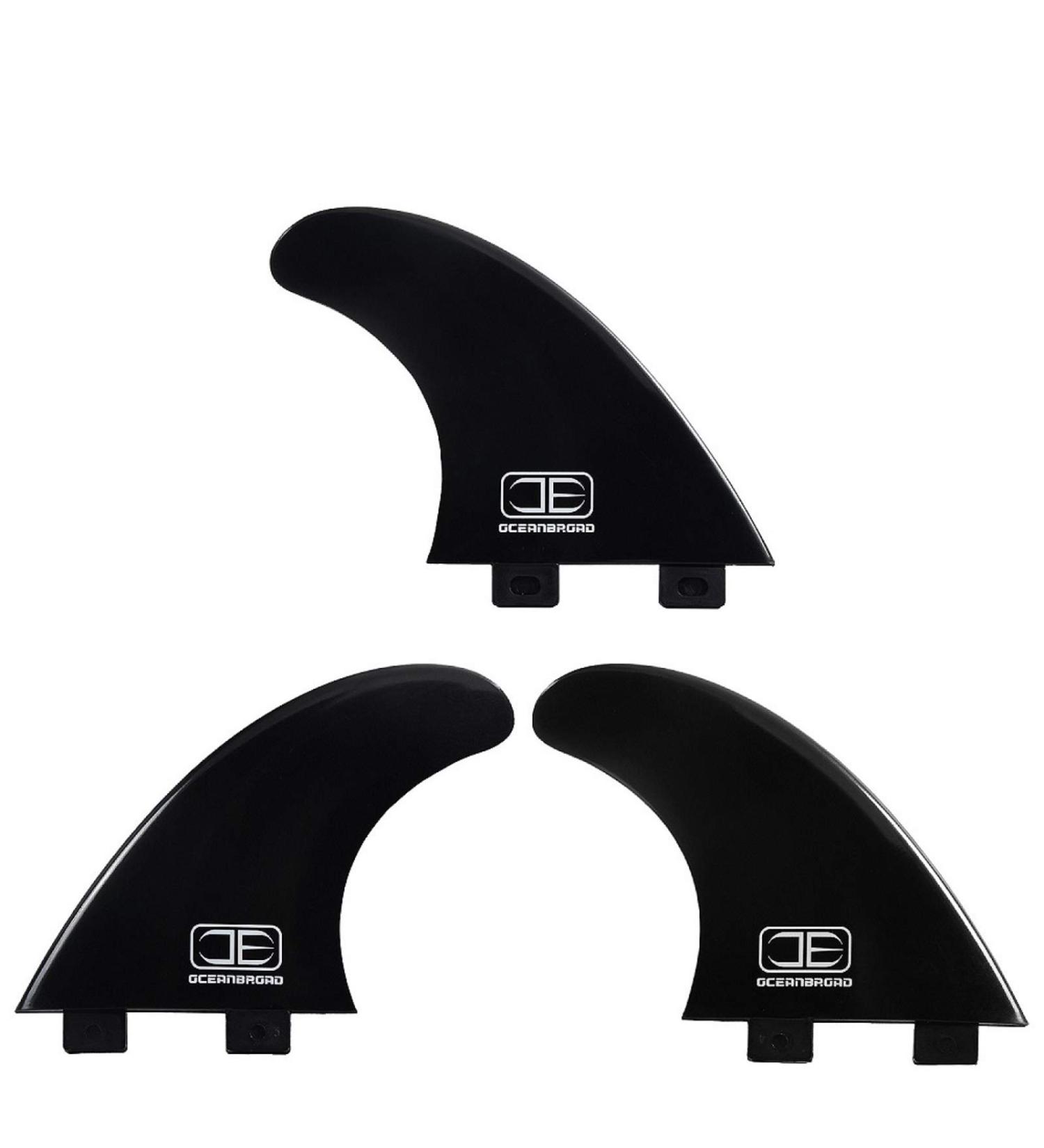 OCEANBROAD Surfboard Fin Thruster 3 Fins for FCS-Based Fin Box with Screws Wax Comb Key - Buy Online on GoSupps.com