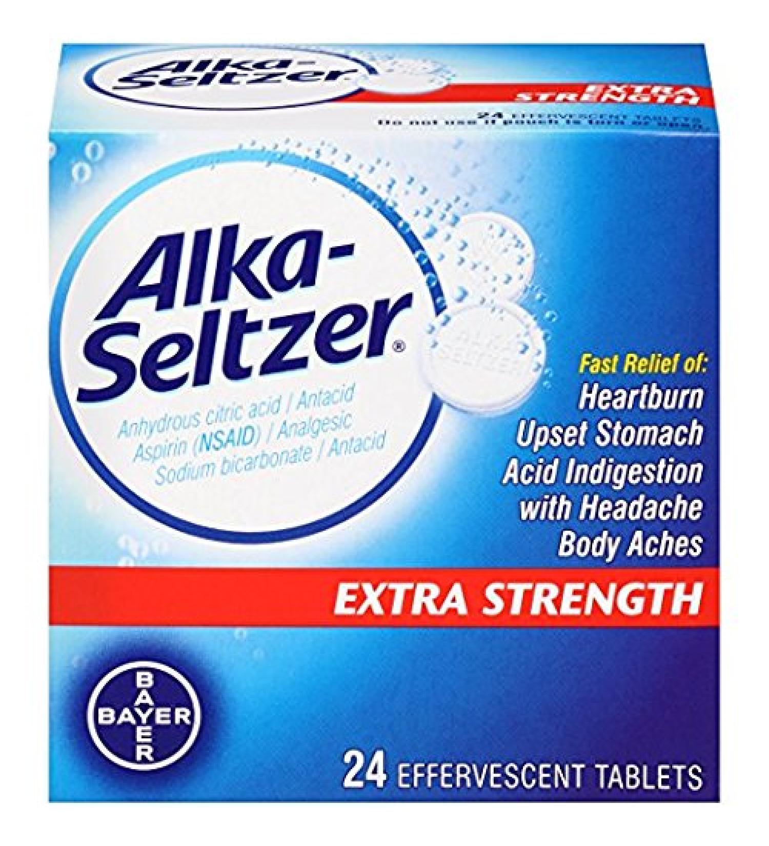 Alka-seltzer Extra Strength 24-Count
