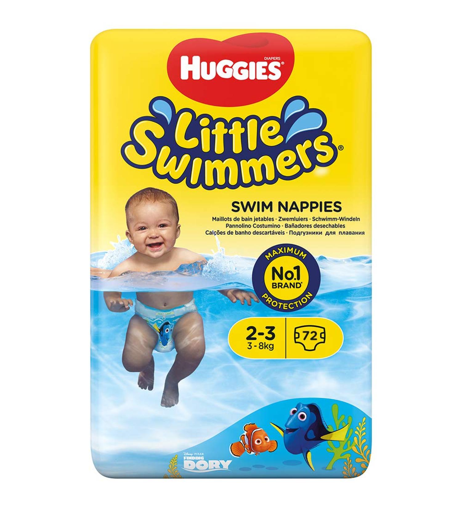 Huggies Little Swimmers Disposable Swim Diapers Size 2-3 | 66 Pants Total | Buy Internationally - Buy Online on GoSupps.com
