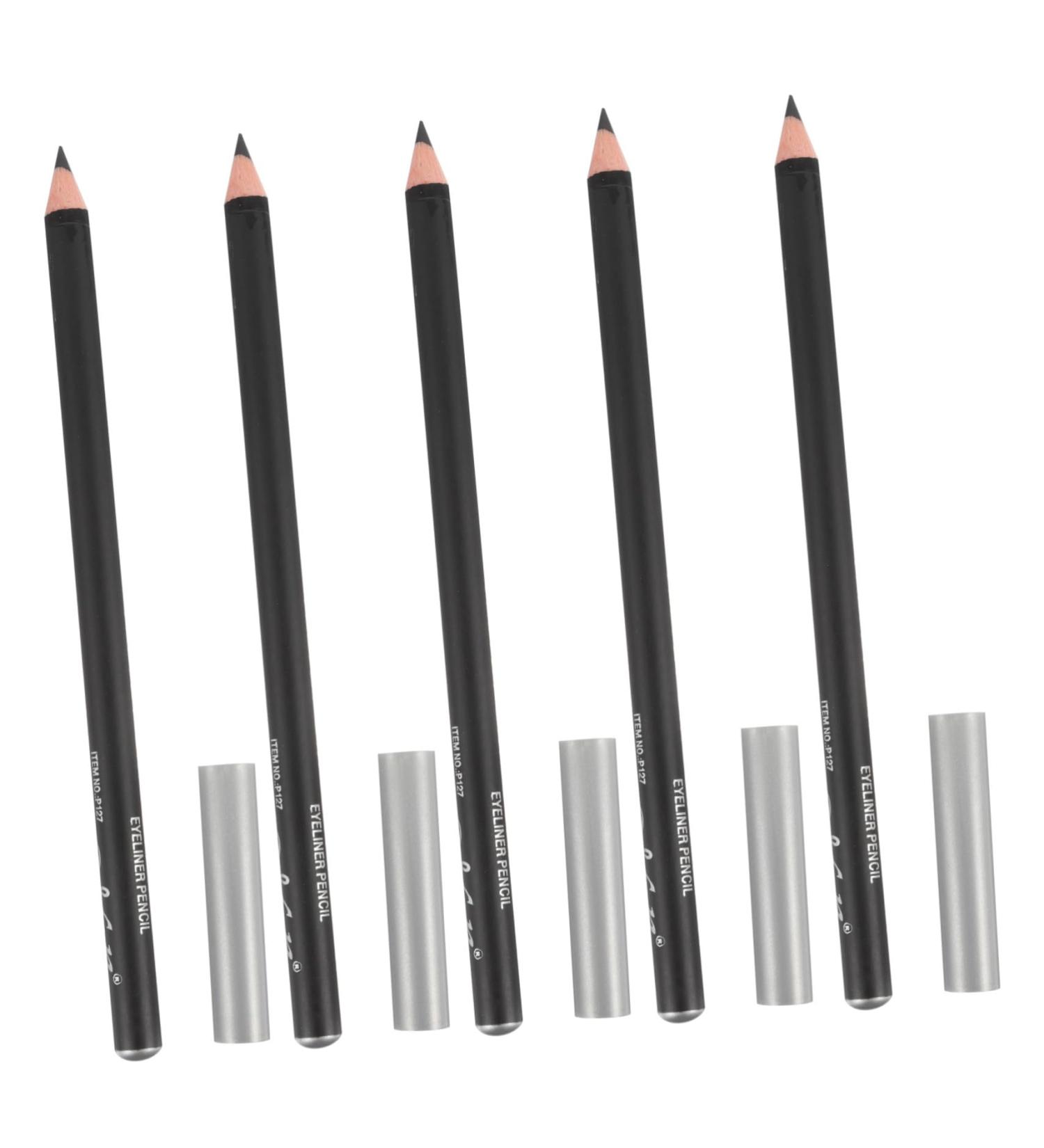Lot de 12 Crayons Eyeliner Noirs 12pcs Bois Pratiques R sistants la Transpiration Maquillage Yeux Femmes Usage Quotidien Accessoires Maquillage Compact - Buy Online on GoSupps.com
