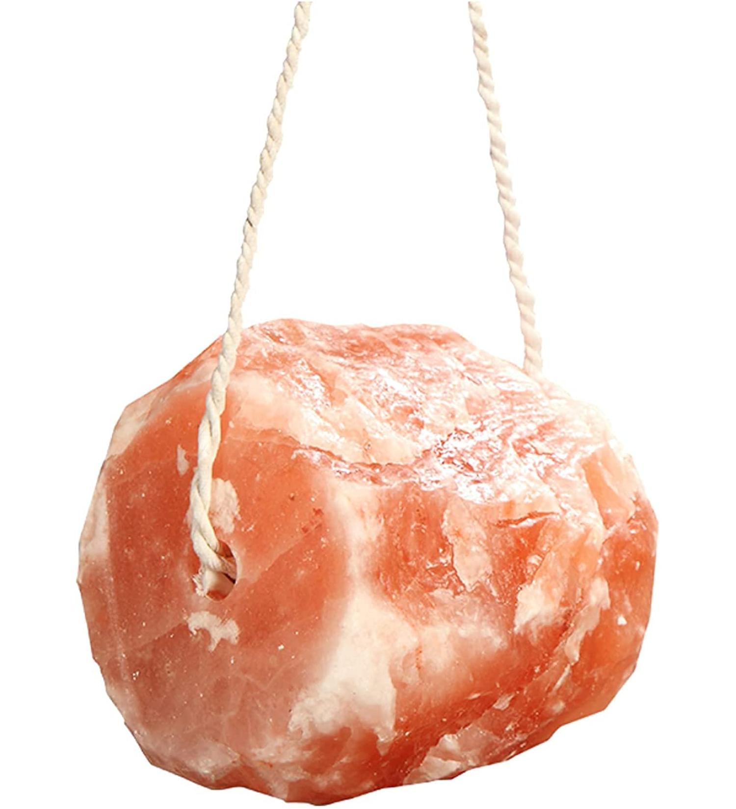 Horses Lick 4 KG Natural Pink Salt Organic Himalayan Salt Lick for Horses Deer and Livestock - Lick Salt Block on Rope for Animals - Buy Online on GoSupps.com