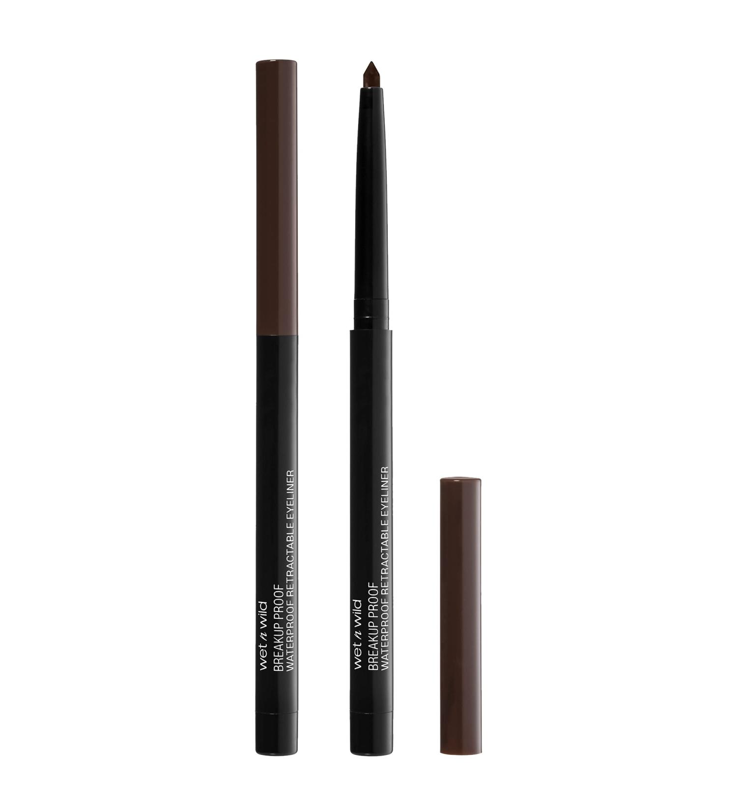 wet n wild Mega Last Waterproof Eyeliner 2 Pack - Dark Brown Retractable Gel Liner, Smudge Resistant, 16 Hour Wear - Ultra Fine Brush Tip Pen - Buy Online on GoSupps.com