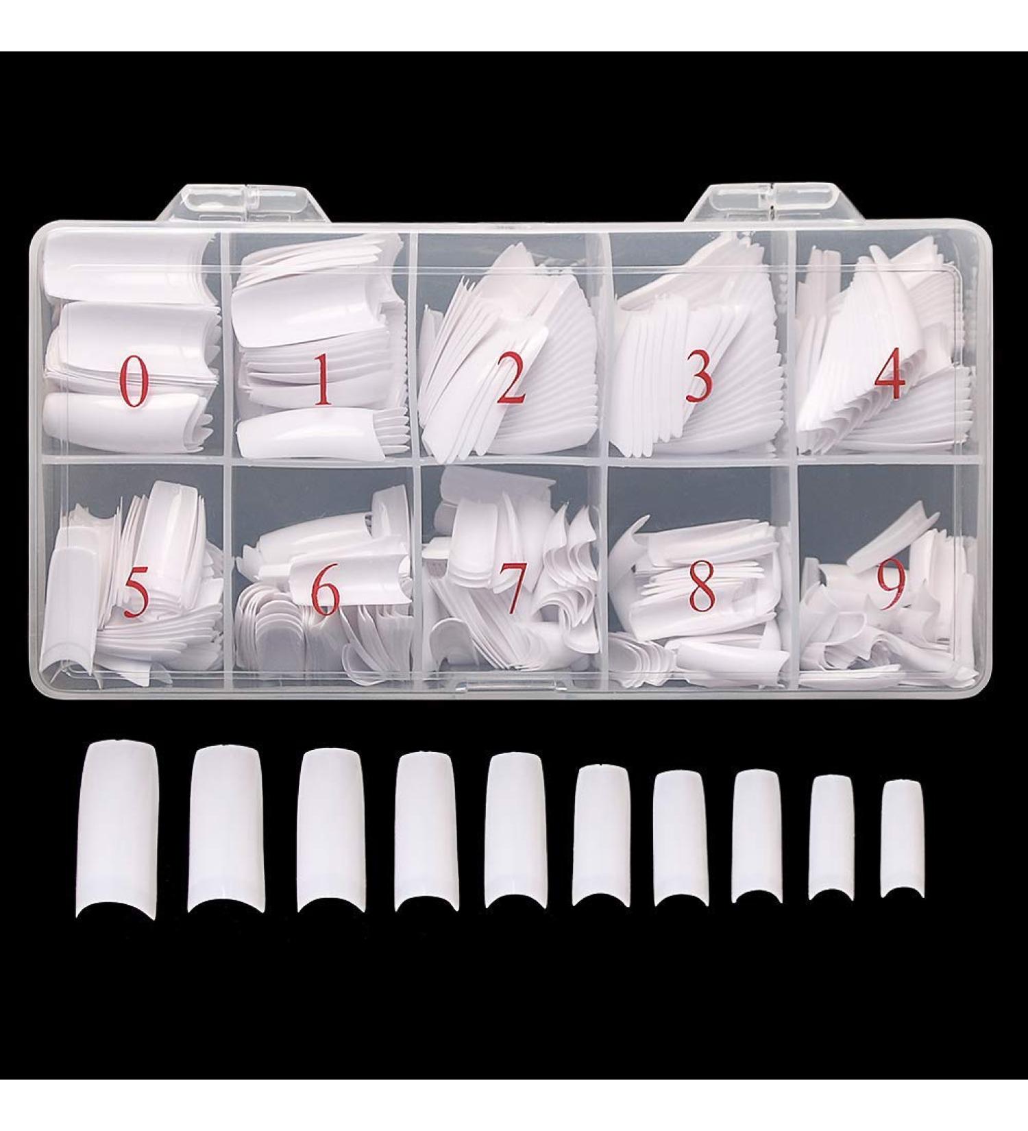 AORAEM White French Tips 500Pcs - Press On Fake Nails for Acrylic Nails - Buy Online on GoSupps.com