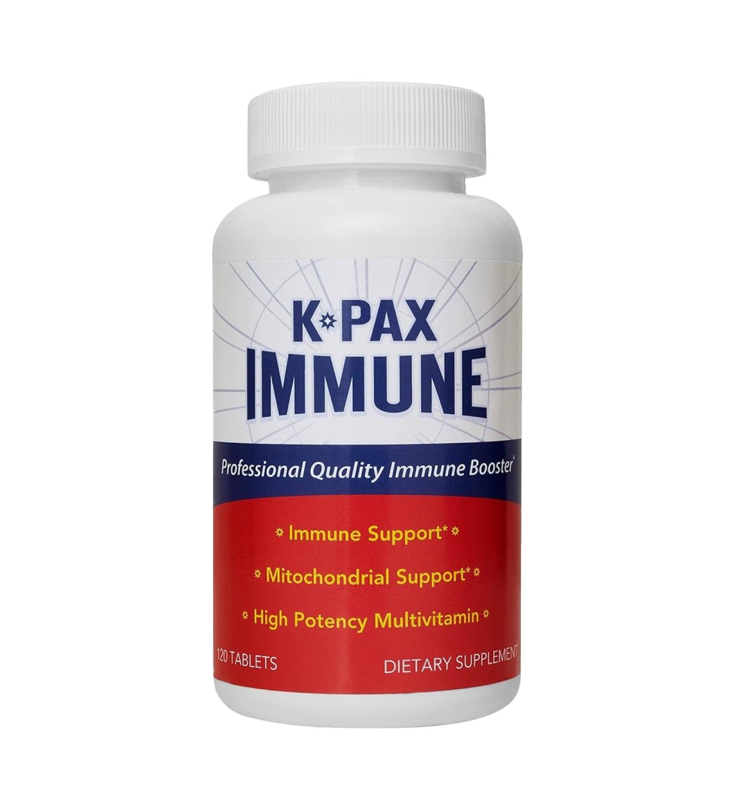 KPAX Immune High Potency Mitochondrial Energy Supplement - Comprehensive Antioxidant Multivitamin 120 Tablets - 120 Count Pack - Buy Online on GoSupps.com