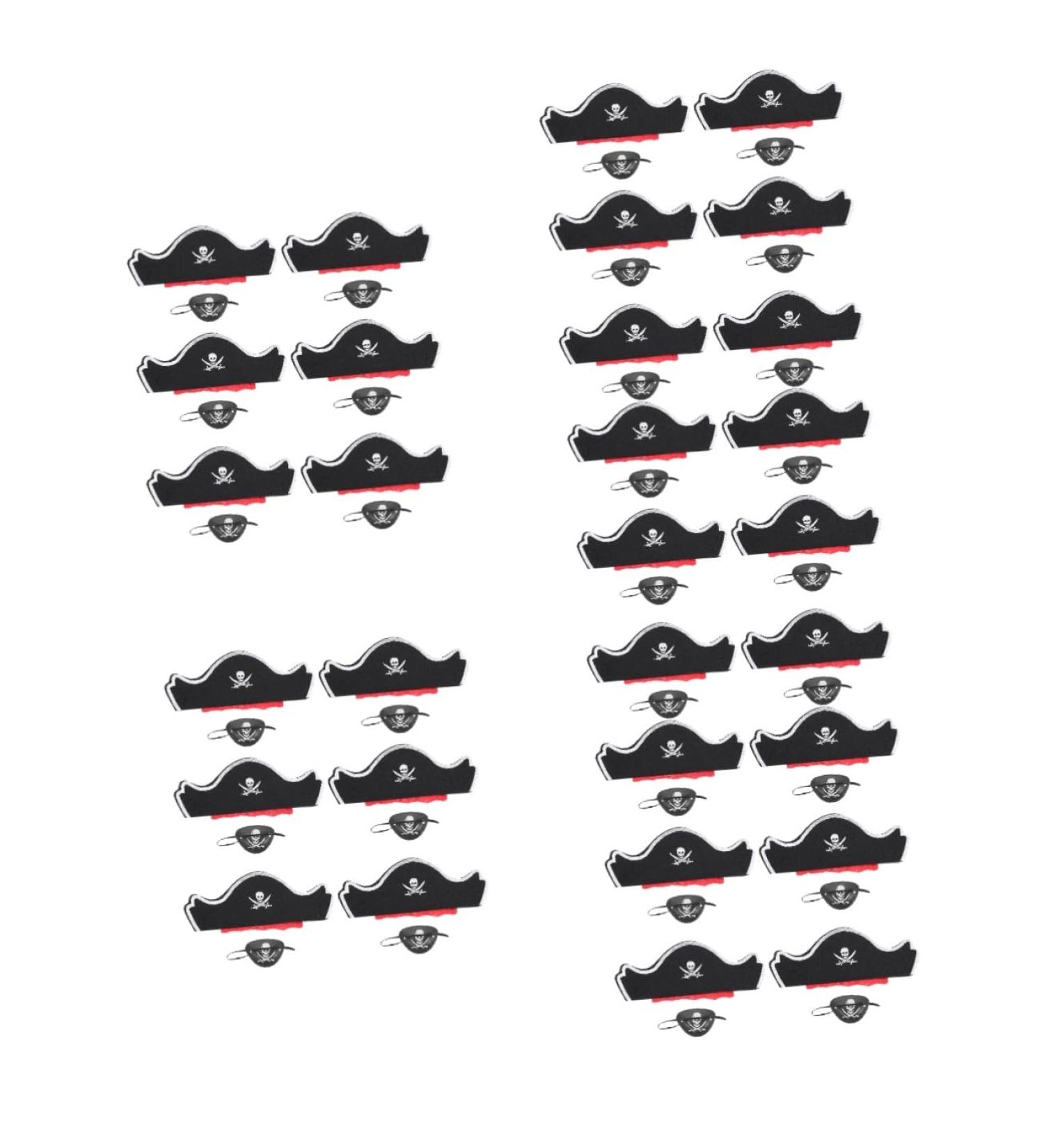 FOMIYES 30 Sets Pirate Hair Blindfold Cosplay Accessories Photo Props Pirate Theme Party Favors Decorative Pirate Costume Pirate Hat with Pirate Eye Patch Roleplay Costume Prom Suit Cloth - Buy Online on GoSupps.com