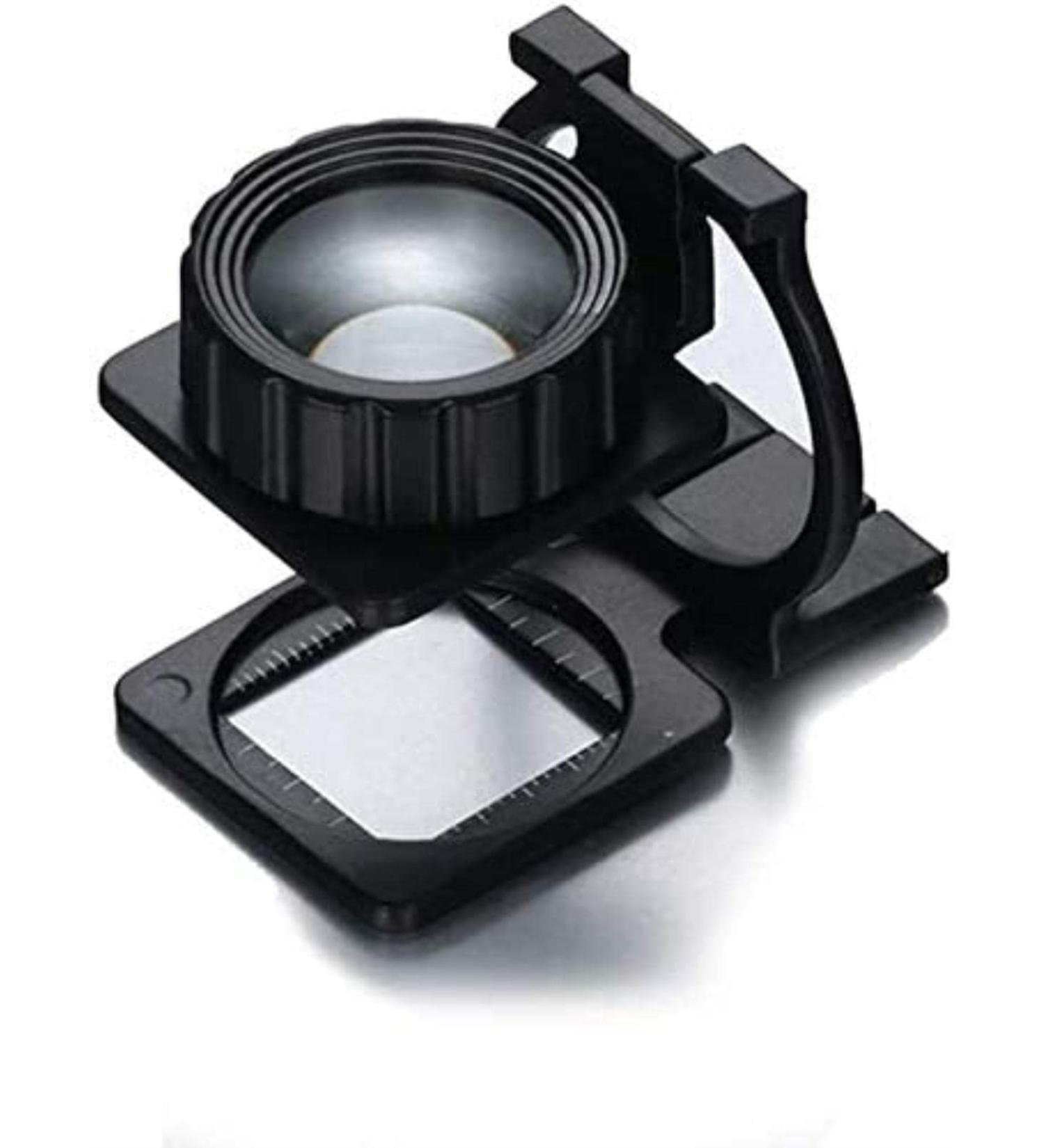 Professional ES Vision aids Pocket with Scale Desktop Hands Free Folding 10X HD Lens Loupe for Scale Measurement Identification Wenwan Coins Identification Statio Full of Stars - Buy Online on GoSupps.com