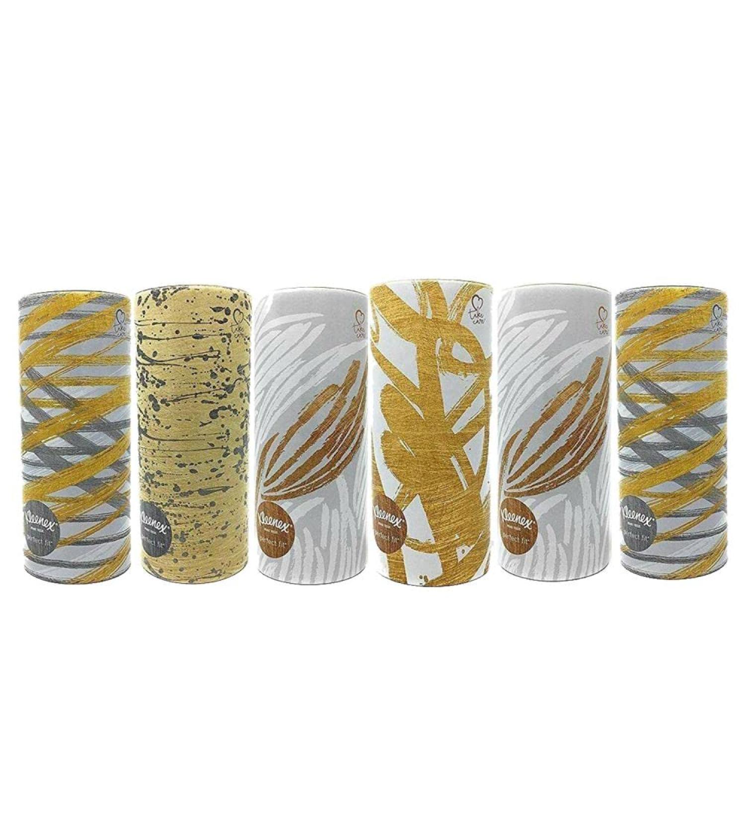 Kleenex Perfect Fit Facial Tissue Tube 50 Count - (Pack of 6)