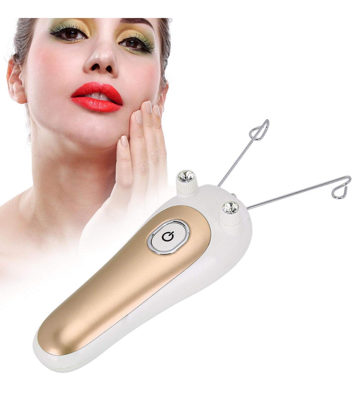 Gold Hair Removal Device - Electric Thread Epilator & Body Trimmer for Face & Body | International Shipping Available - Buy Online on GoSupps.com