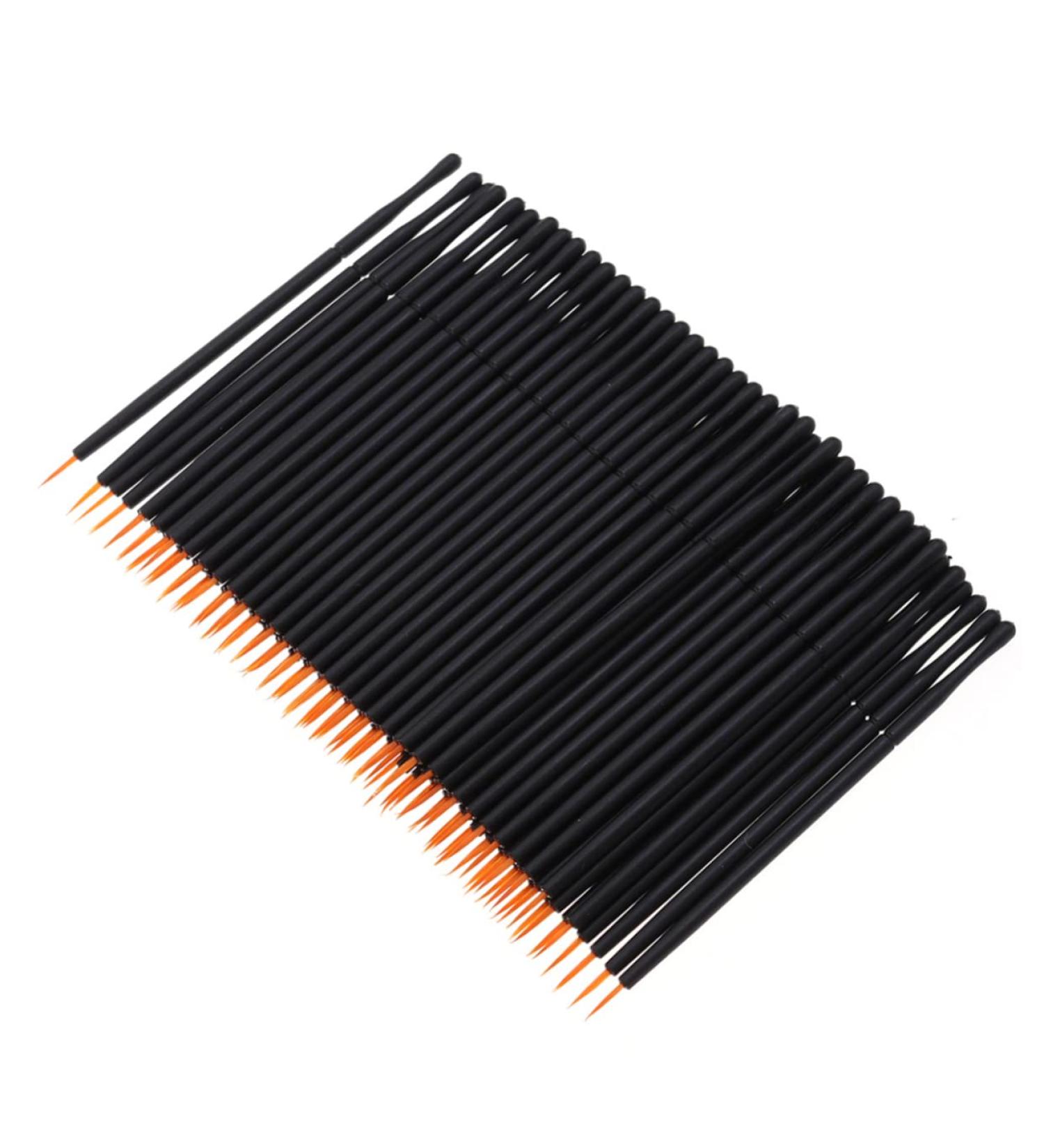 Housoutil 100pcs Tools Applicator Makeup Golden Eyeliner Disposable Wand Beauty medium Black - Buy Online on GoSupps.com
