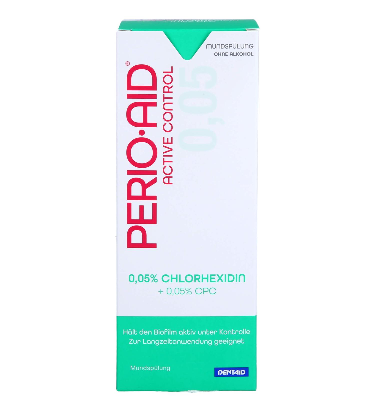 PERIO AID Active Control Mouthwash 500 ml - Effective Oral Care for International Shipping - Buy Online on GoSupps.com