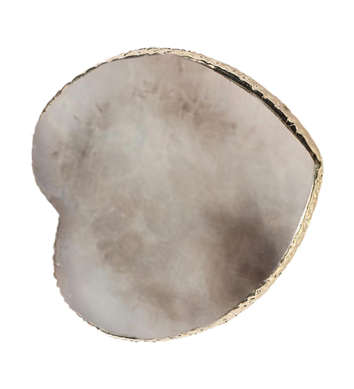 Nail Palette for Gel Nail Palette Stylish Manicure Accessories Resin Nail Palette Small Hearts Portable Supplies Gold Edge Cosmetic Mixing Tool - Buy Online on GoSupps.com