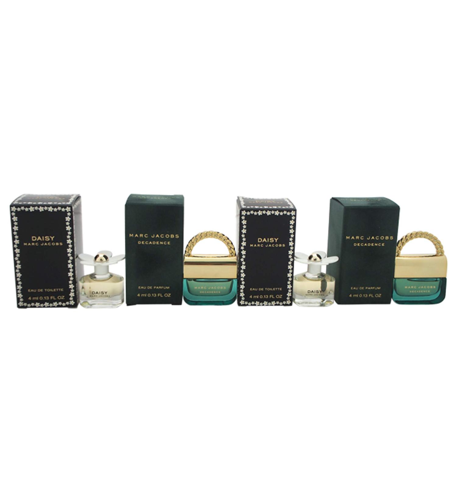 Marc Jacobs Daisy Decadence Mini Variety Set for Women Gift Set 0.13 Fl Oz (Pack of 4)