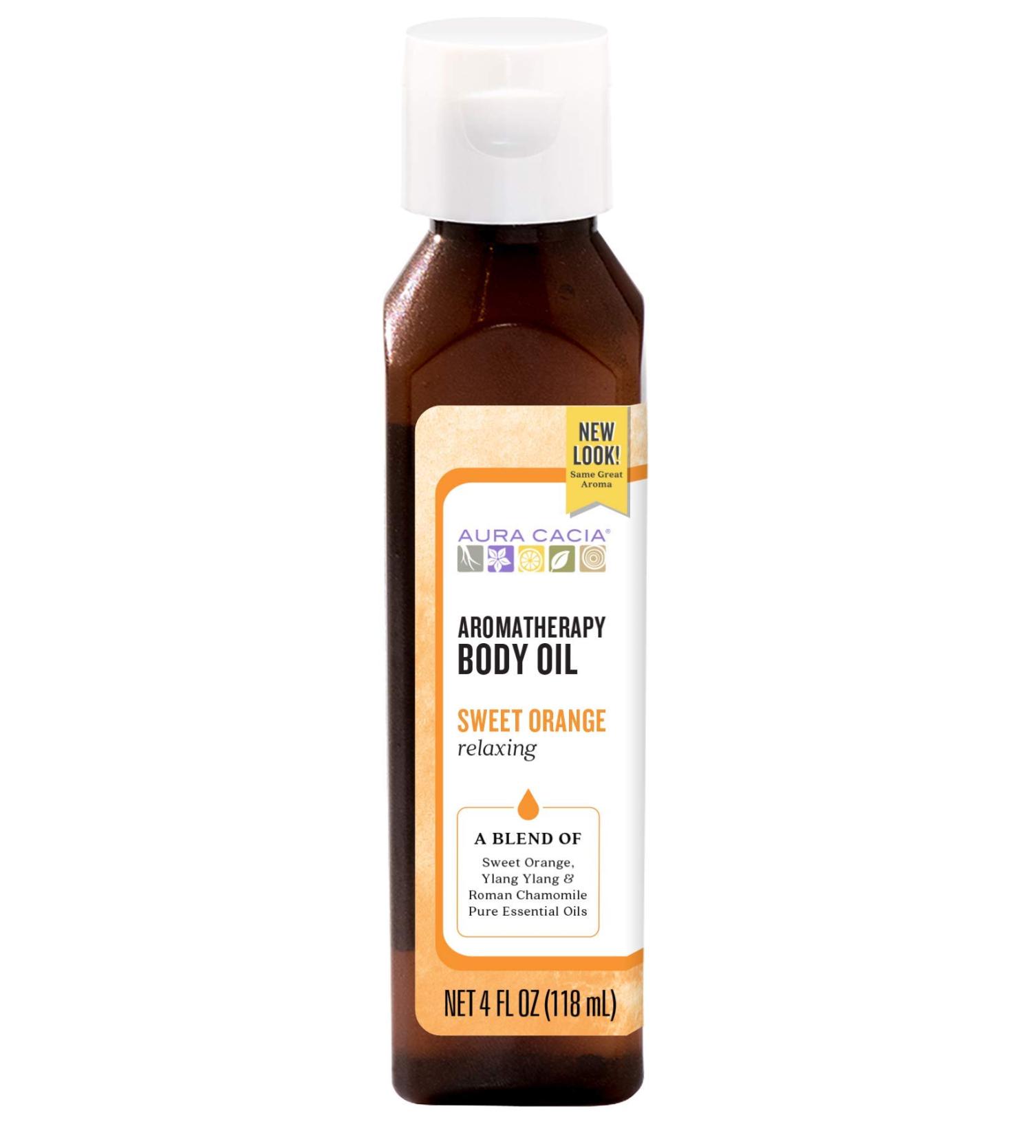 Buy Aura Cacia Relaxing Sweet Orange Aromatherapy Body Oil - 4 fl oz - Buy Online on GoSupps.com