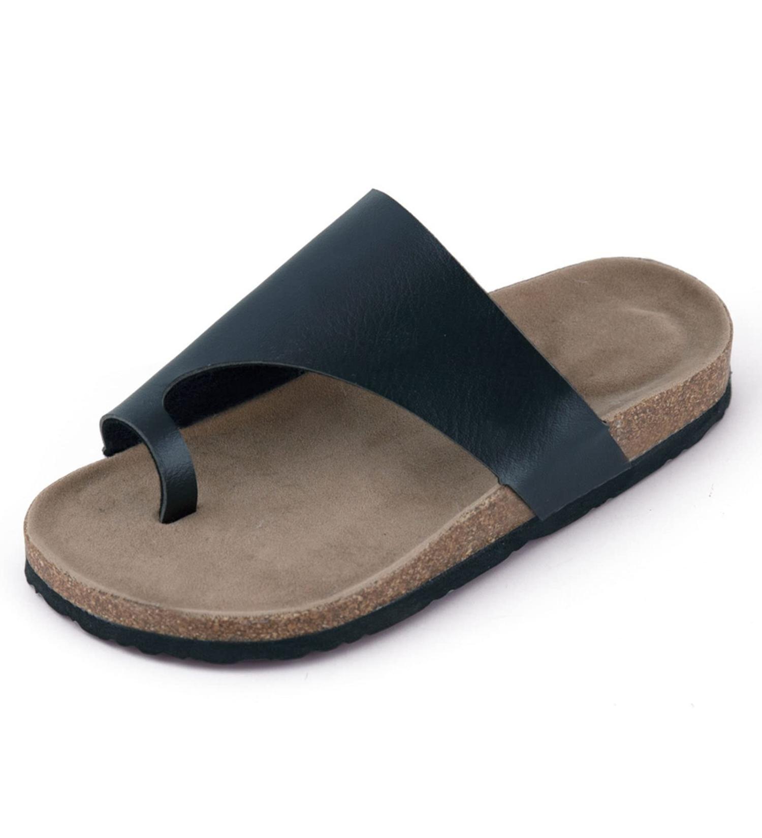 Summer Women's Orthotic Sandals with Arch Support - Black, Size 9 - Buy Online on GoSupps.com