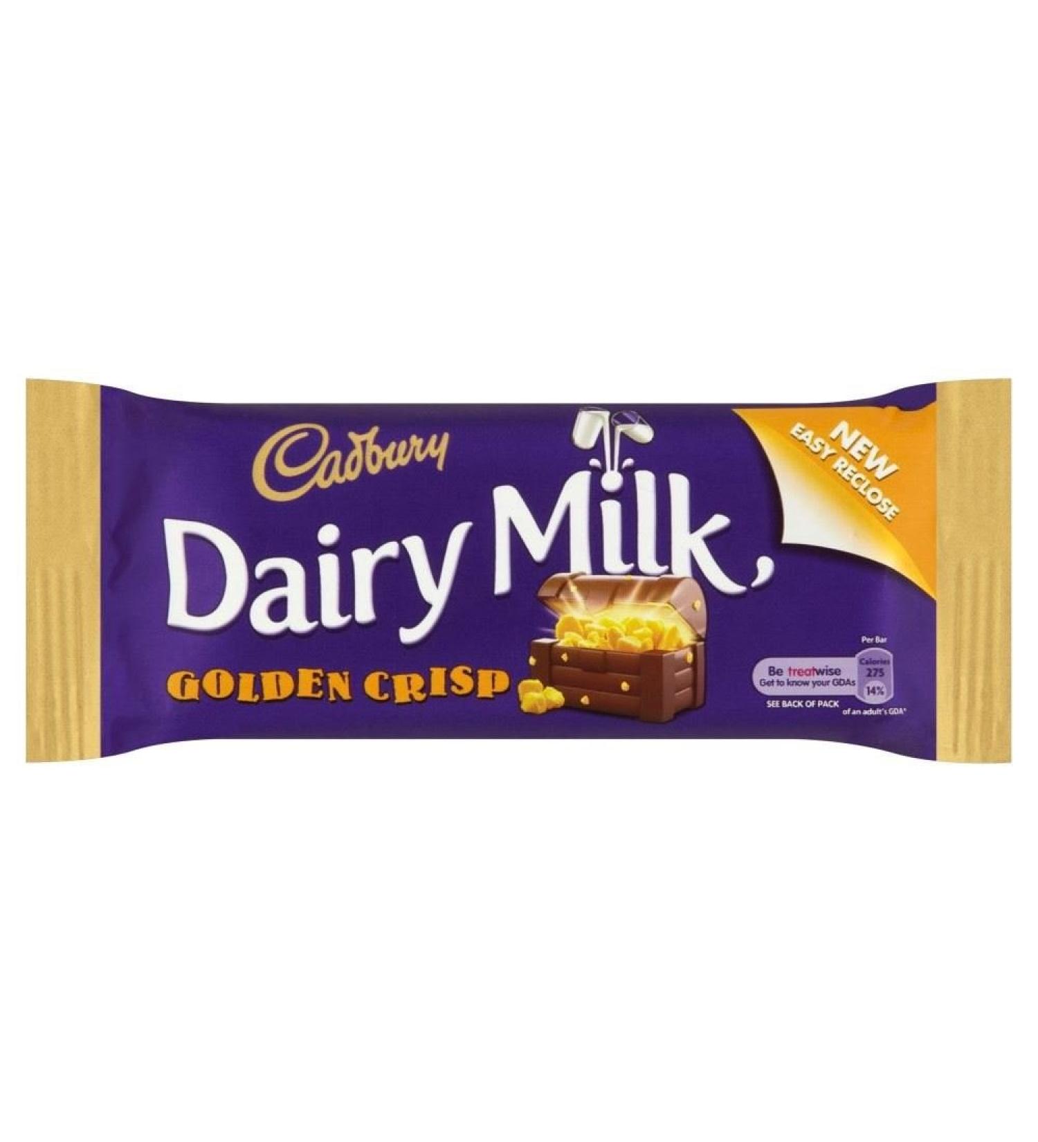 Cadbury Cadbury Dairy Milk or Crisp Bar (54g) - Paquet de 2