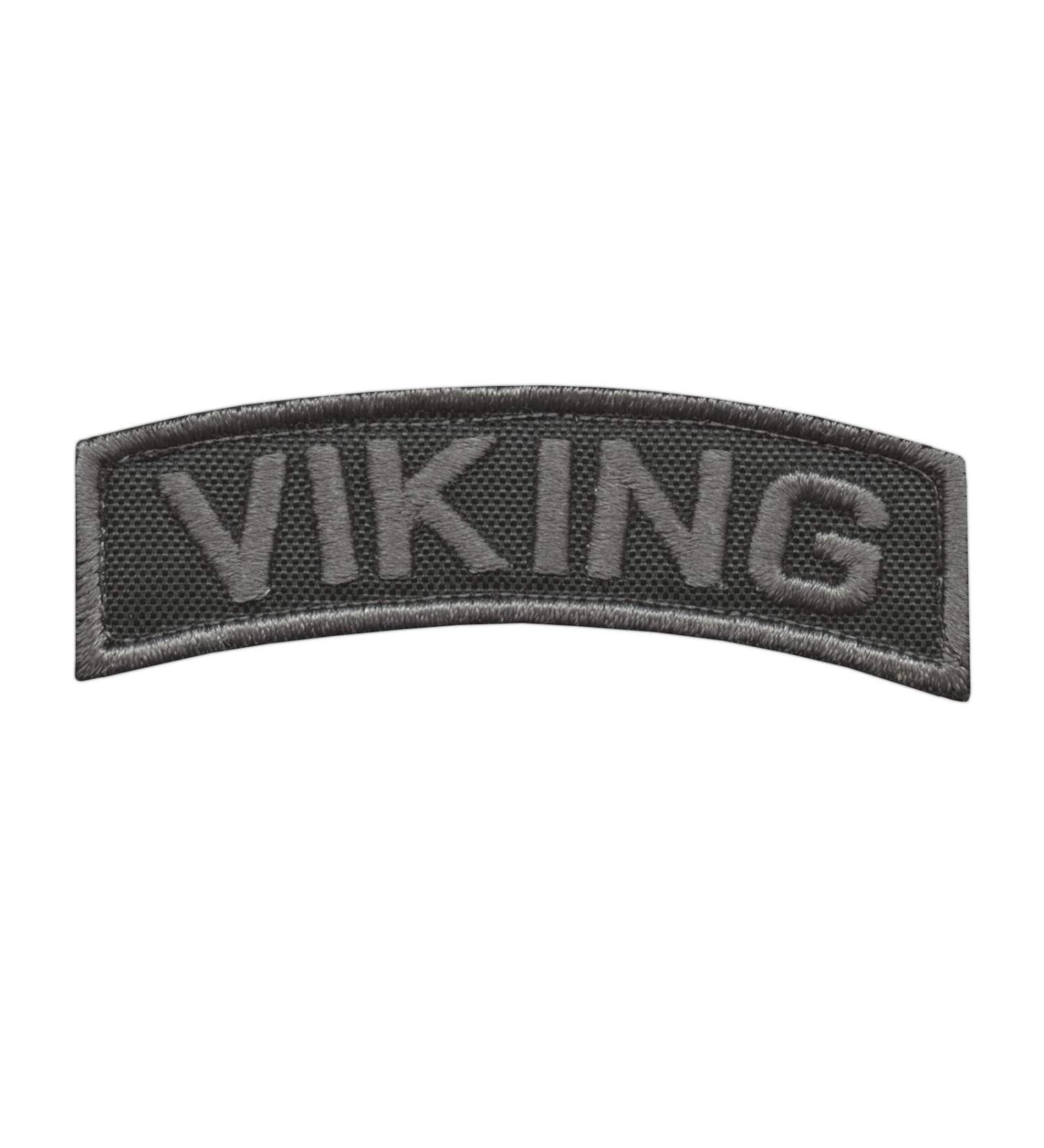 Blackout Viking Shoulder Tab Norse Heathen Army Military Morale Tactical Touch Fastener Patch