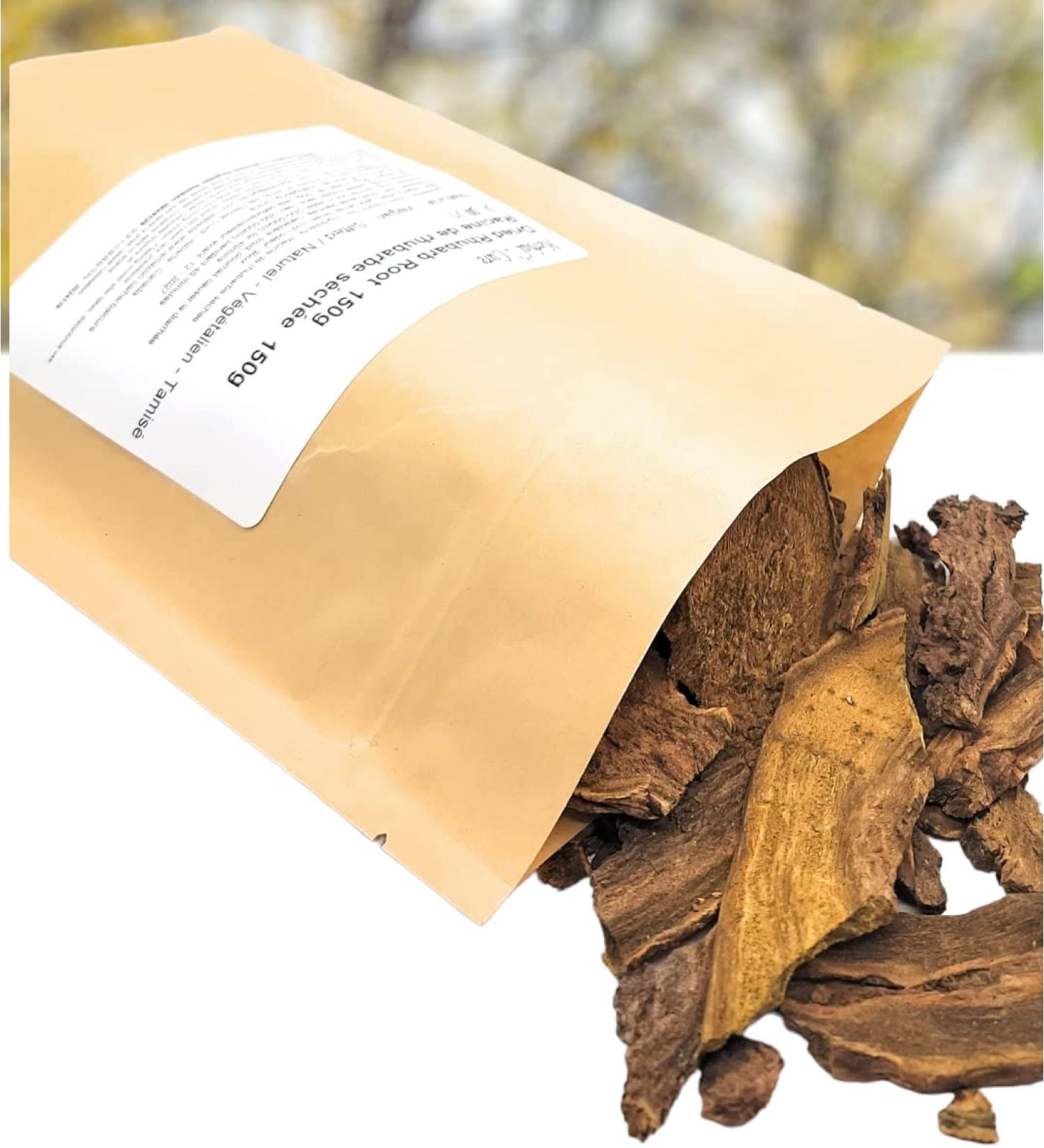 Herbal Cure - Dried Root Sliced Da Huang Radix et Rhizoma Rhei Rhubarb 150g Product of China - Buy Online on GoSupps.com