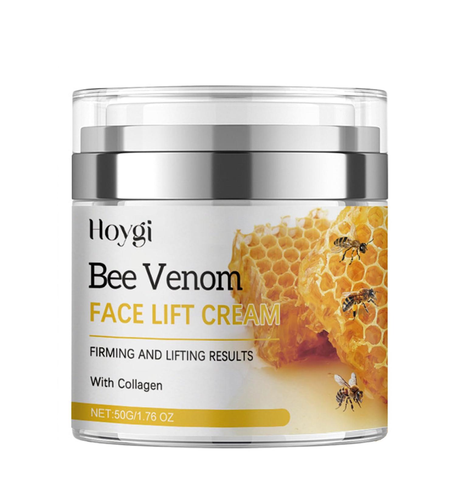 Grospe Bee Venom Cream Bee Venom Face Lift Cream with Airless Pump - Wrinkle Removal & Firming Moisturizing Lifting & Recovery - for All Skin Types - 1.76 Oz - Buy Online on GoSupps.com