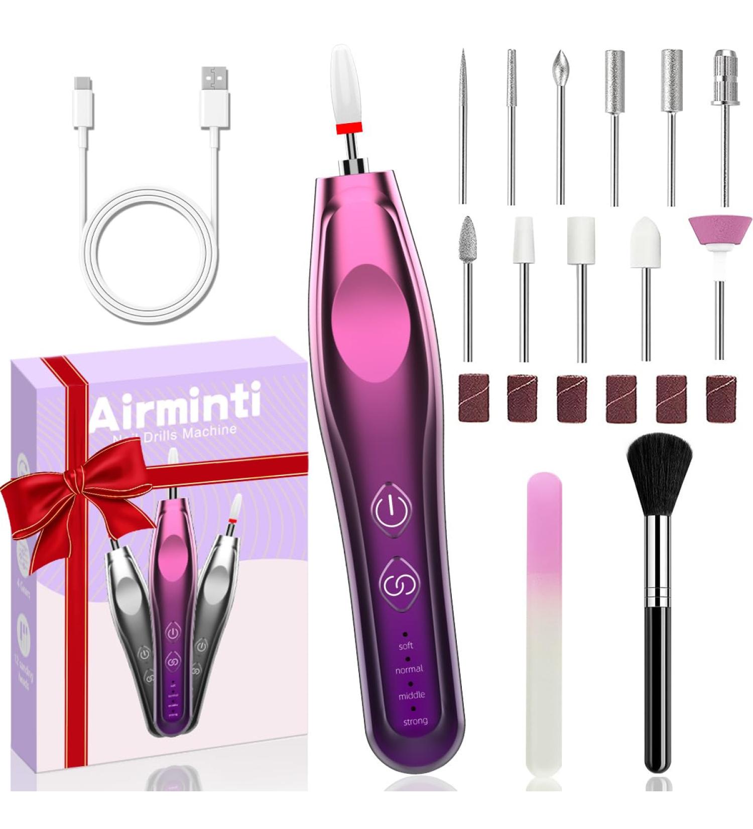 Buy Electric Nail Miller Set - Adjustable Speed Manicure Pedicure Kit with LED Light - Safe for Beginners & Professionals - Fast International Shipping - Buy Online on GoSupps.com
