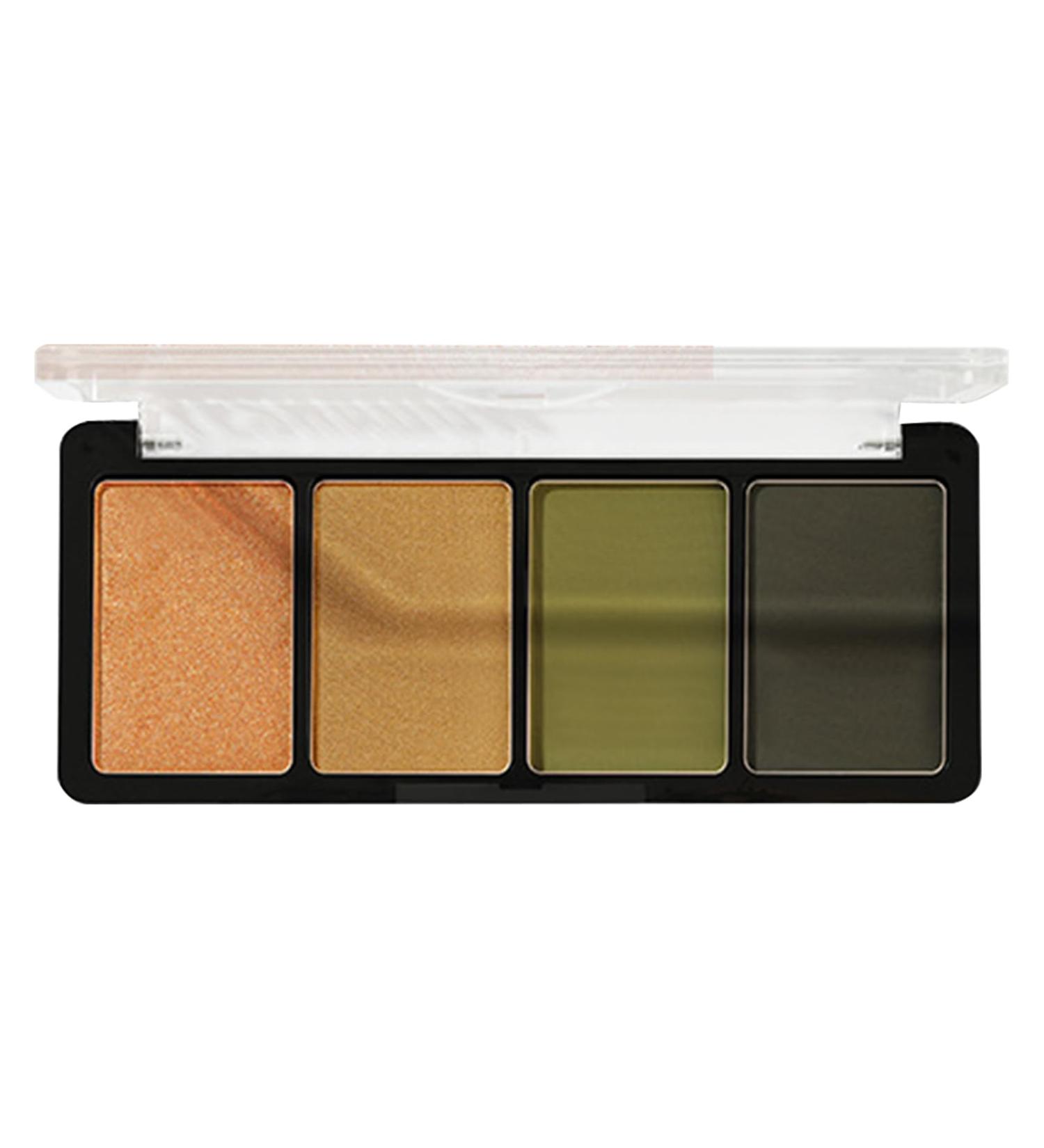  Veeteah Matte and Glitter Eyeshadow Palette - Matte Glitter Makeup Palette - 4 Colors - Vibrant Colors - For Women and Girls - Veeteah Birthday Gift - Buy Online on GoSupps.com