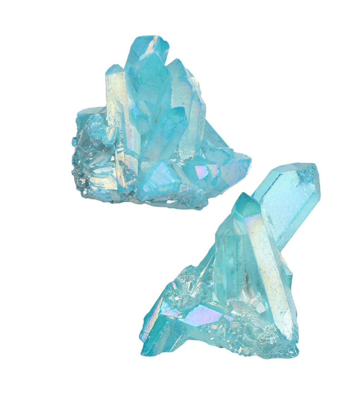 Crystals and Stones Aura Blue Quartz Crystal Cluster Natural Rose Quartz Specimen Reiki Stone Electroplated Aura Coating Gift ERTEYIN (Color : Light Blue Size : 1pc) 1pc Light Blue - Buy Online on GoSupps.com