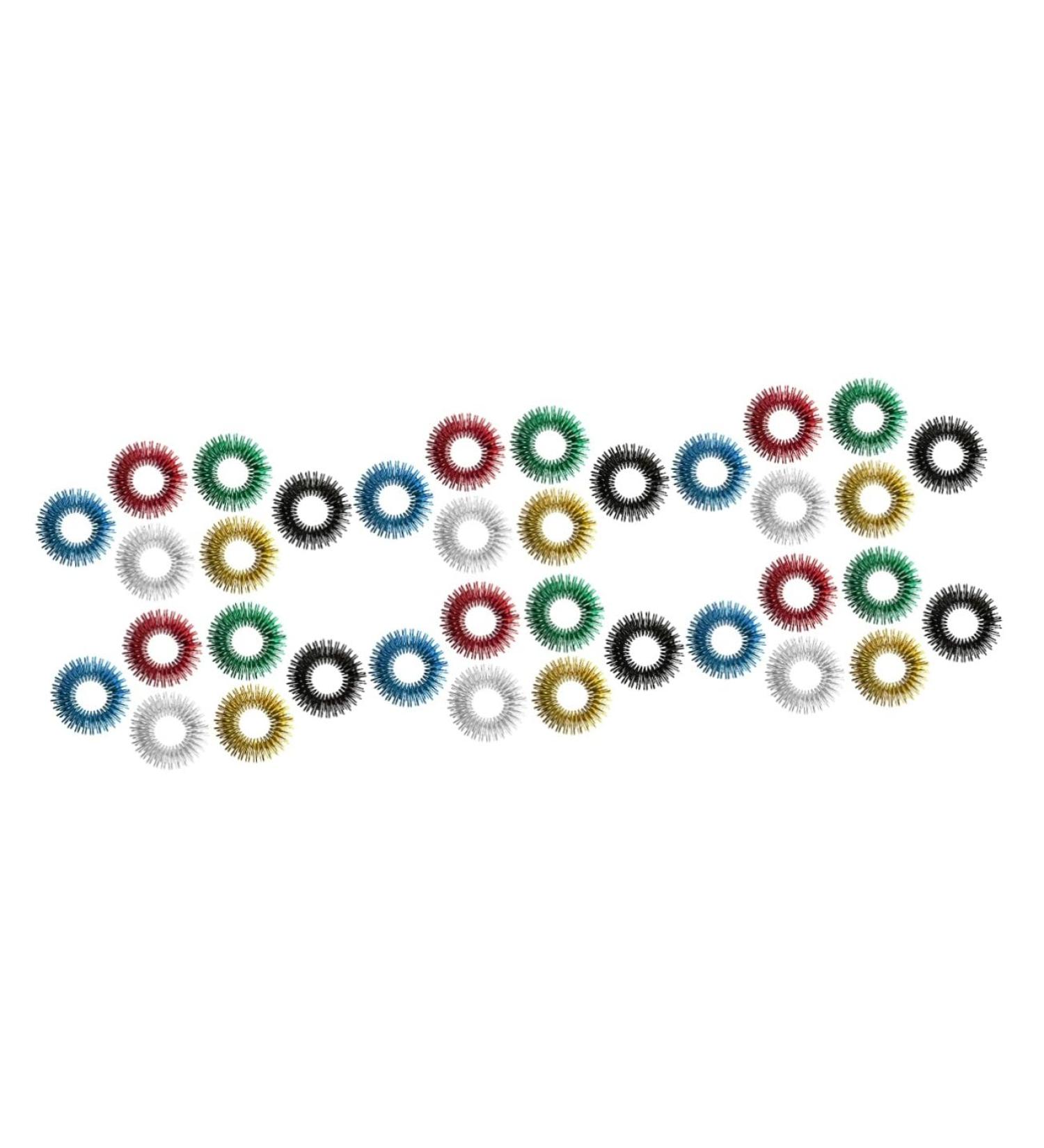 Fomiyes 36 STK Stress Relief Toys - Acupressure & Decompression Rings for Finger Massage - International Shipping Available - Buy Online on GoSupps.com