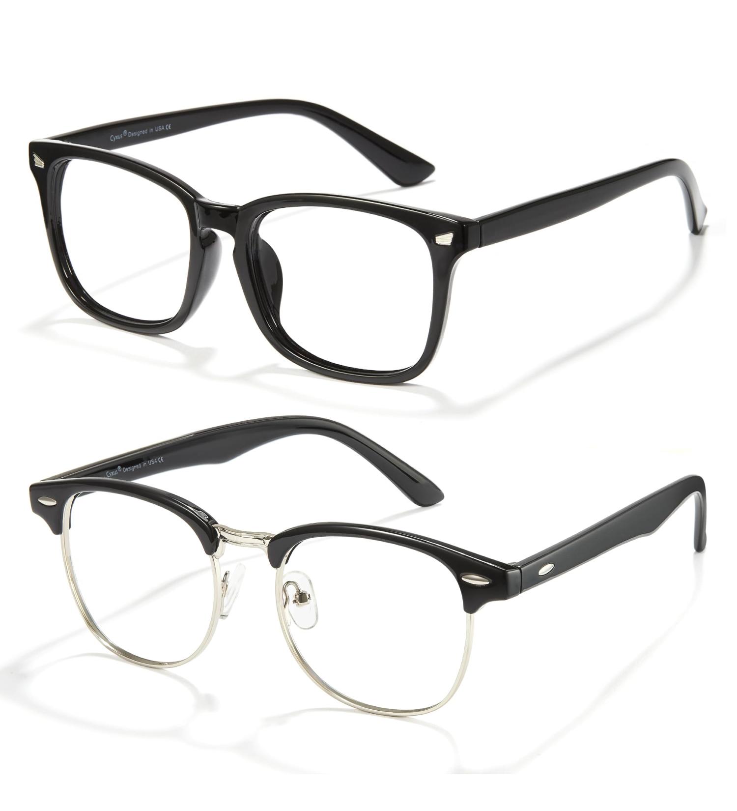 Cyxus Blue Light Filter Glasses for Men & Women | Fashionable Computer & Gaming Safety Glasses - Model 402B025 - Buy Online on GoSupps.com