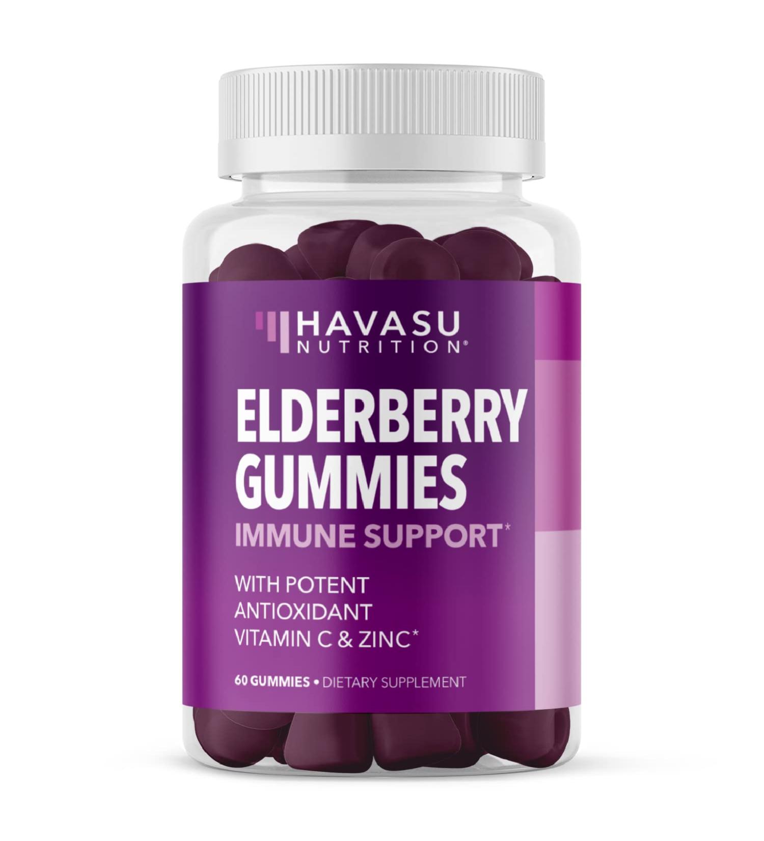 Havasu Nutrition Elderberry Gummies - Immune Support, 60 Count - Buy Online on GoSupps.com