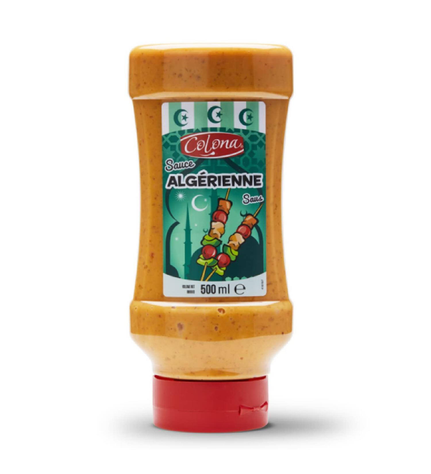Colona Algerina Colona Sauce Algerian Sauce Bottle TopDown 500 ml
