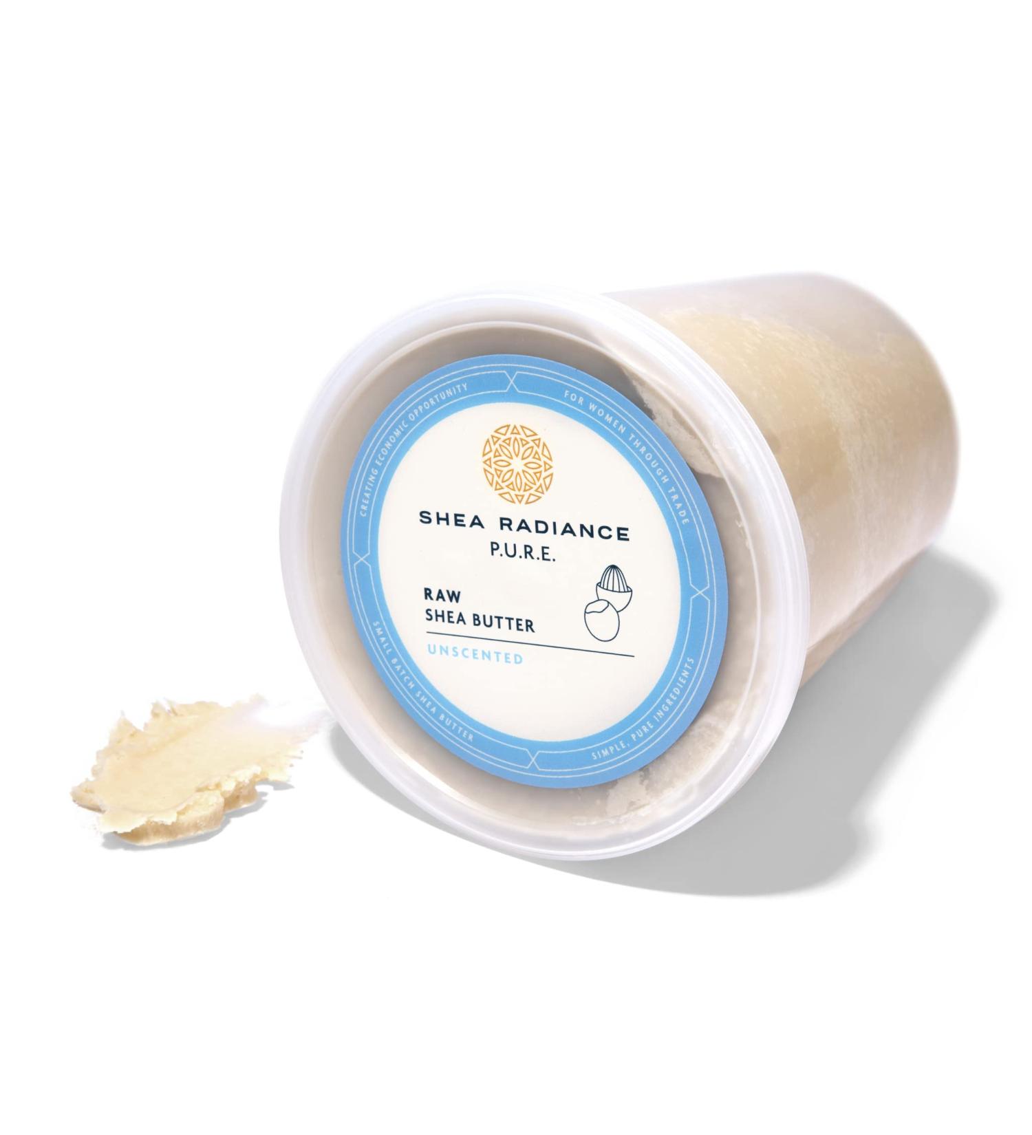 Organic Shea Radiance Unrefined Shea Butter - 32oz | Moisturizer for Face, Body, Hands, Skin & Hair - Unscented & Suitable for All Skin Types - Buy Online on GoSupps.com
