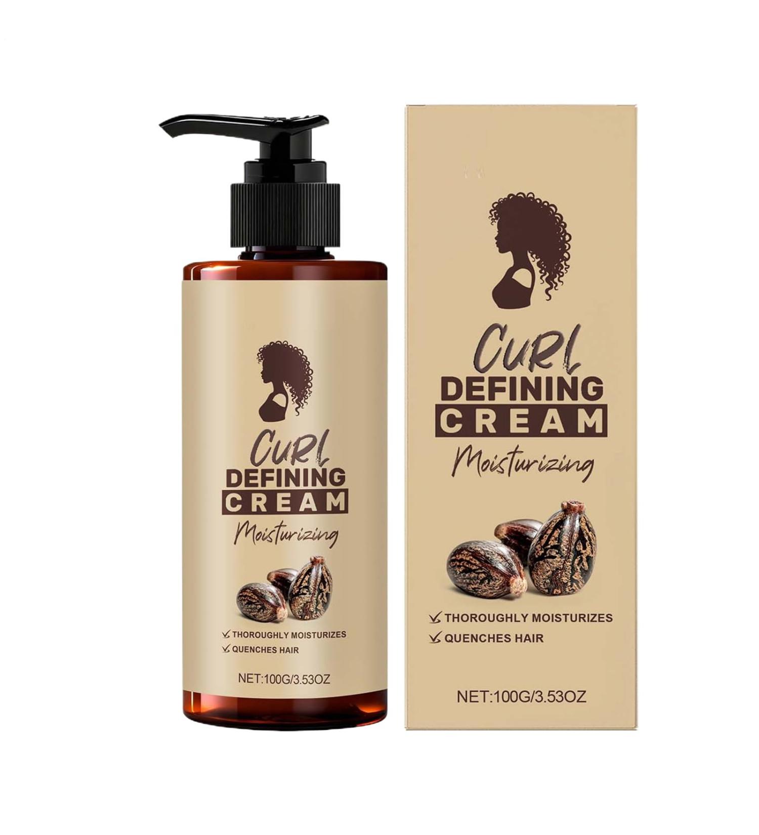 Quorvex Curly Cream For Curly Hair 100ml AntiFrizz Wavy Hair Curl Cream Smoothing Lotion Hair Care Products AntiJob Daily Use Morning and Night - Buy Online on GoSupps.com