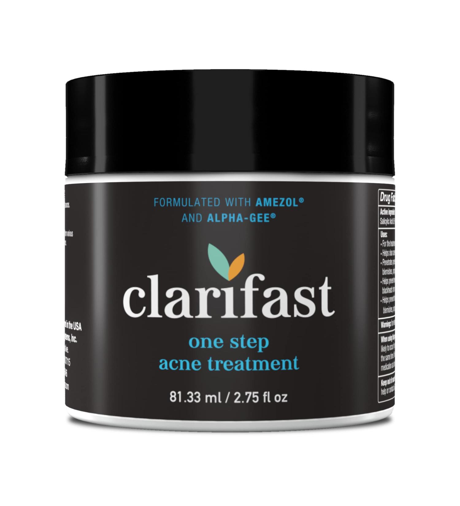 Buy Clarifast 1-Step Acne Treatment | Fast Easy & Effective with Amezol Alpha-GEE Willow Bark Extract | 2.75 fl oz - International Shipping Available - Buy Online on GoSupps.com