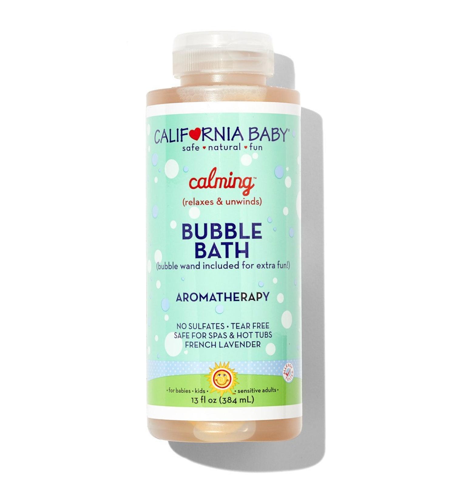 California Baby Calming Bubble Bath - 13 oz Bottle | Organic & Gentle - Buy Online on GoSupps.com