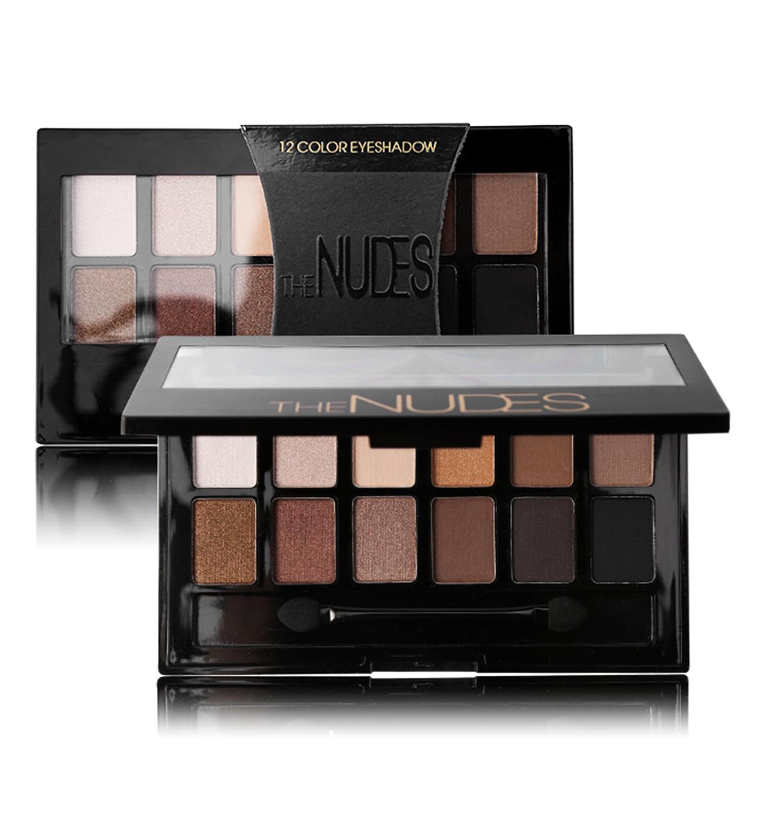  EONFAVE Smoky Nude Eyeshadow Palette 12 matte and shimmering brown eyeshadows waterproof and smudge-proof. - Buy Online on GoSupps.com