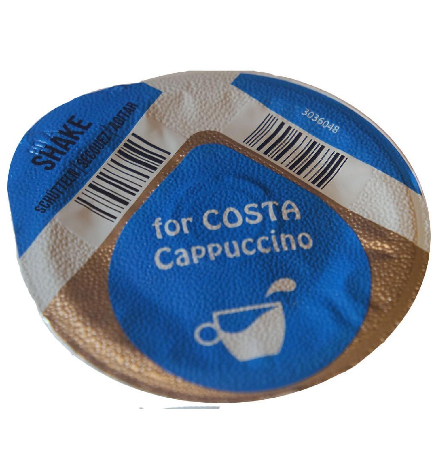 Tassimo Costa Cappuccino 50 x Milk T Disc (Milk T-disc only) + 6 x Carte Noire Latte Coffee Pods only Sold Loose