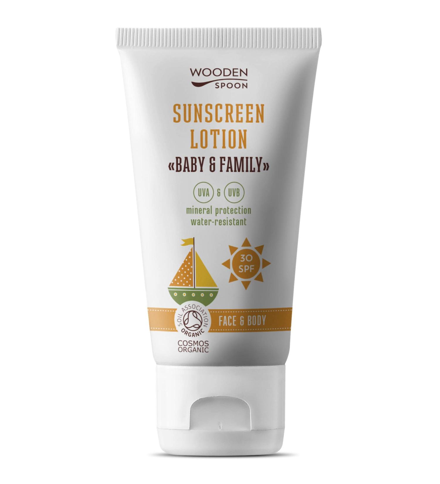 Sun lotion for the body in the tube Baby & Family - Buy Online on GoSupps.com