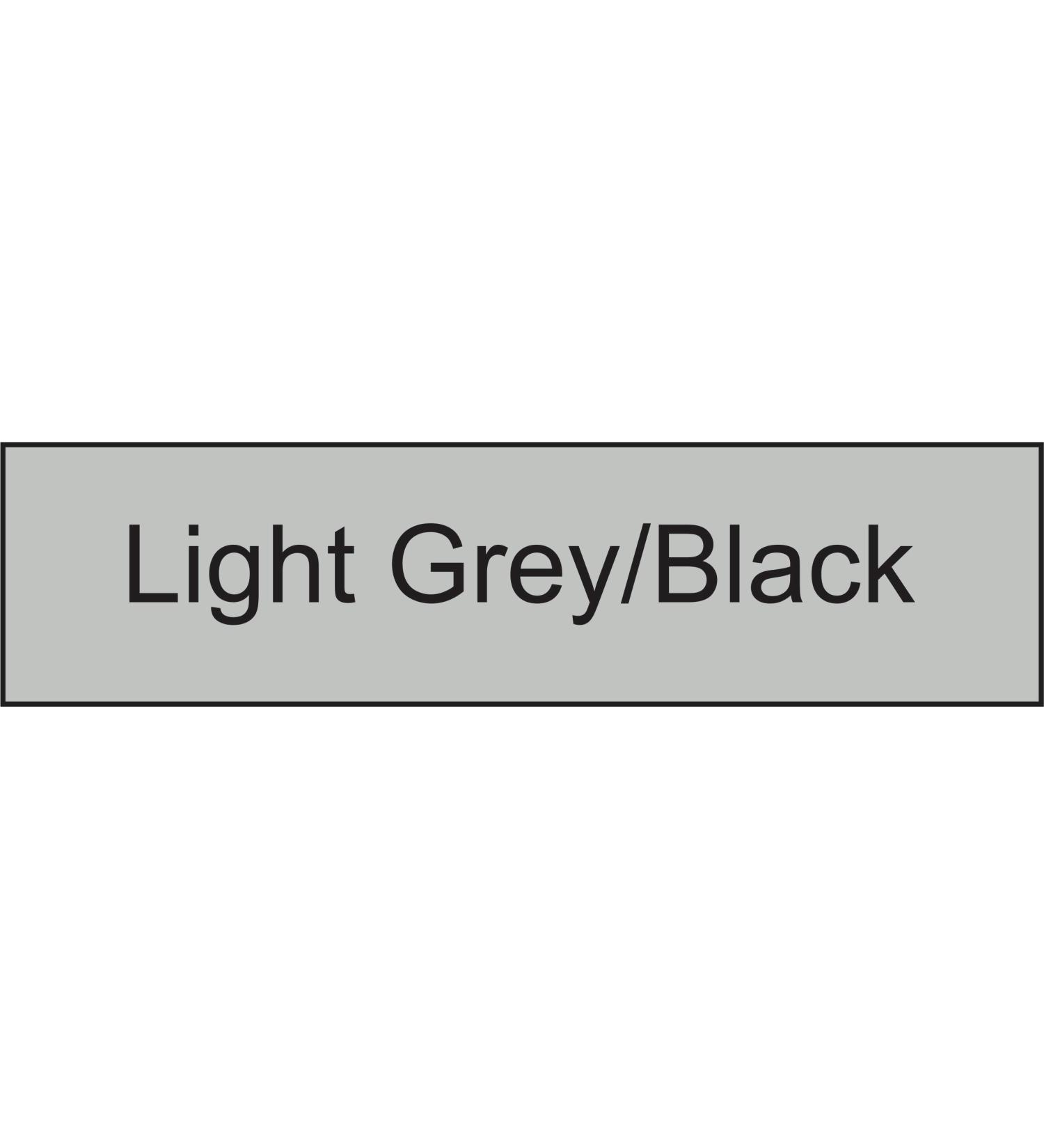 Name Plate Engraving Blanks - 2 x 10 (5-Pack) Lt Gray 2 x 10 Lt Gray / Black