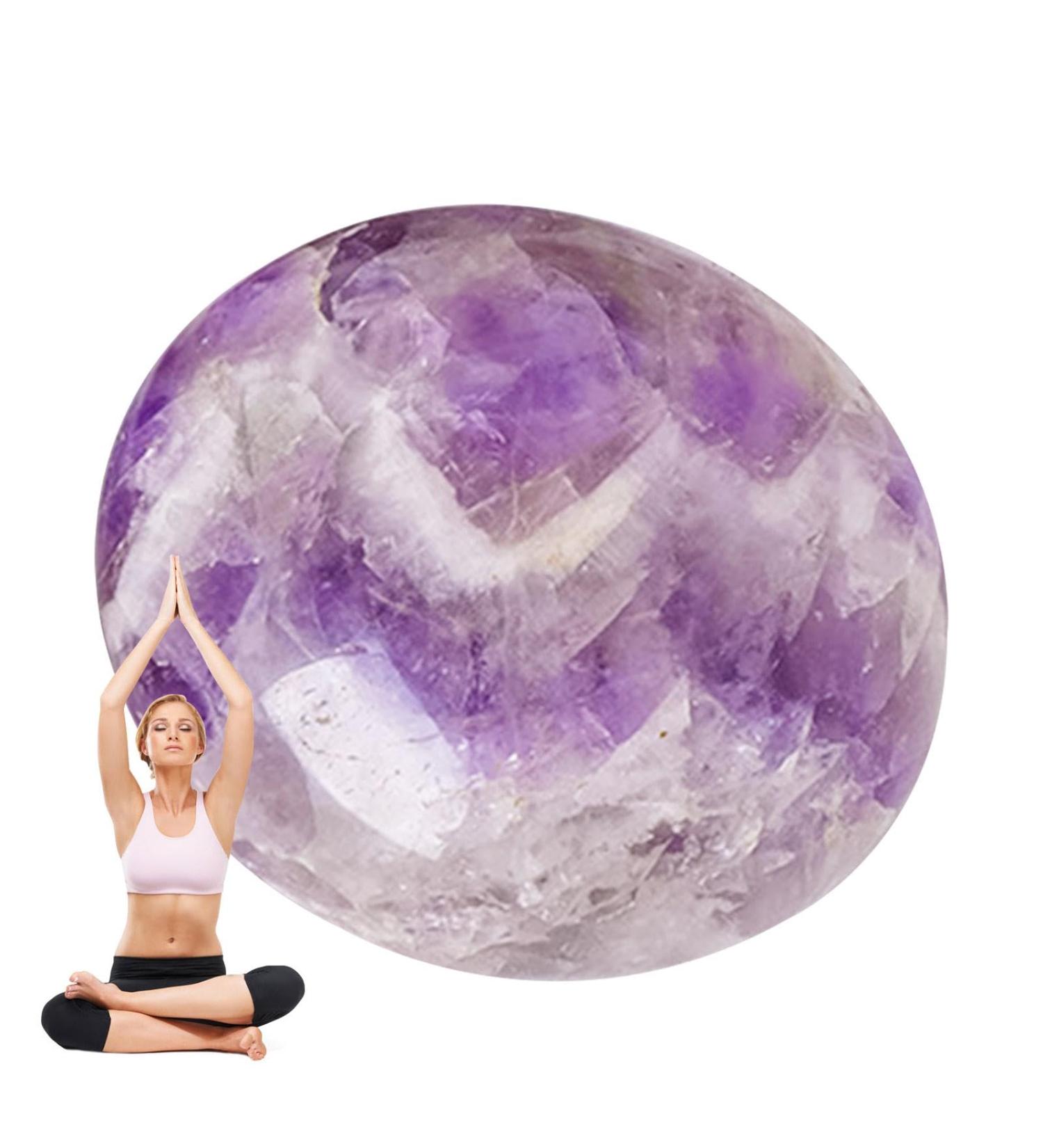 Natural Gemstones - Polished Rocks Meditation Worry Stone Large Palm Stone Crystals Natural Gemstones Polished Energy Crystal Stone for Stress Relief Meditation - Buy Online on GoSupps.com