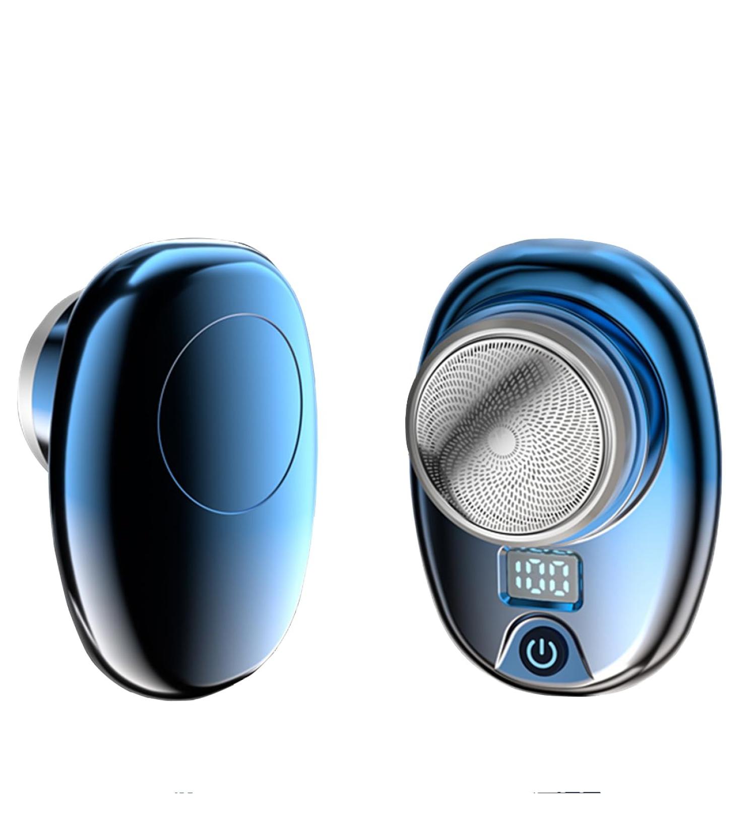 Mini Electric Shaver - Portable Waterproof Beard Trimmer for Men | USB-C Rechargeable | Ideal Travel Razor - Buy Online on GoSupps.com