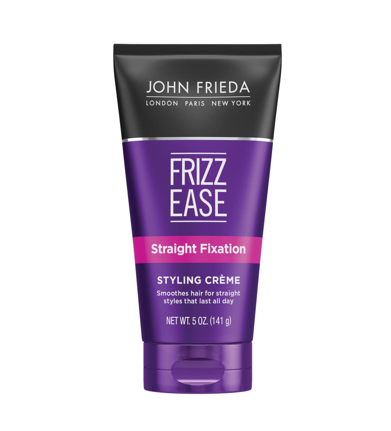 John Frieda Frizz-Ease Styling Creme Straight Fixation 5 Oz (Pack of 3) 5 Ounce (Pack of 3) - Buy Online on GoSupps.com