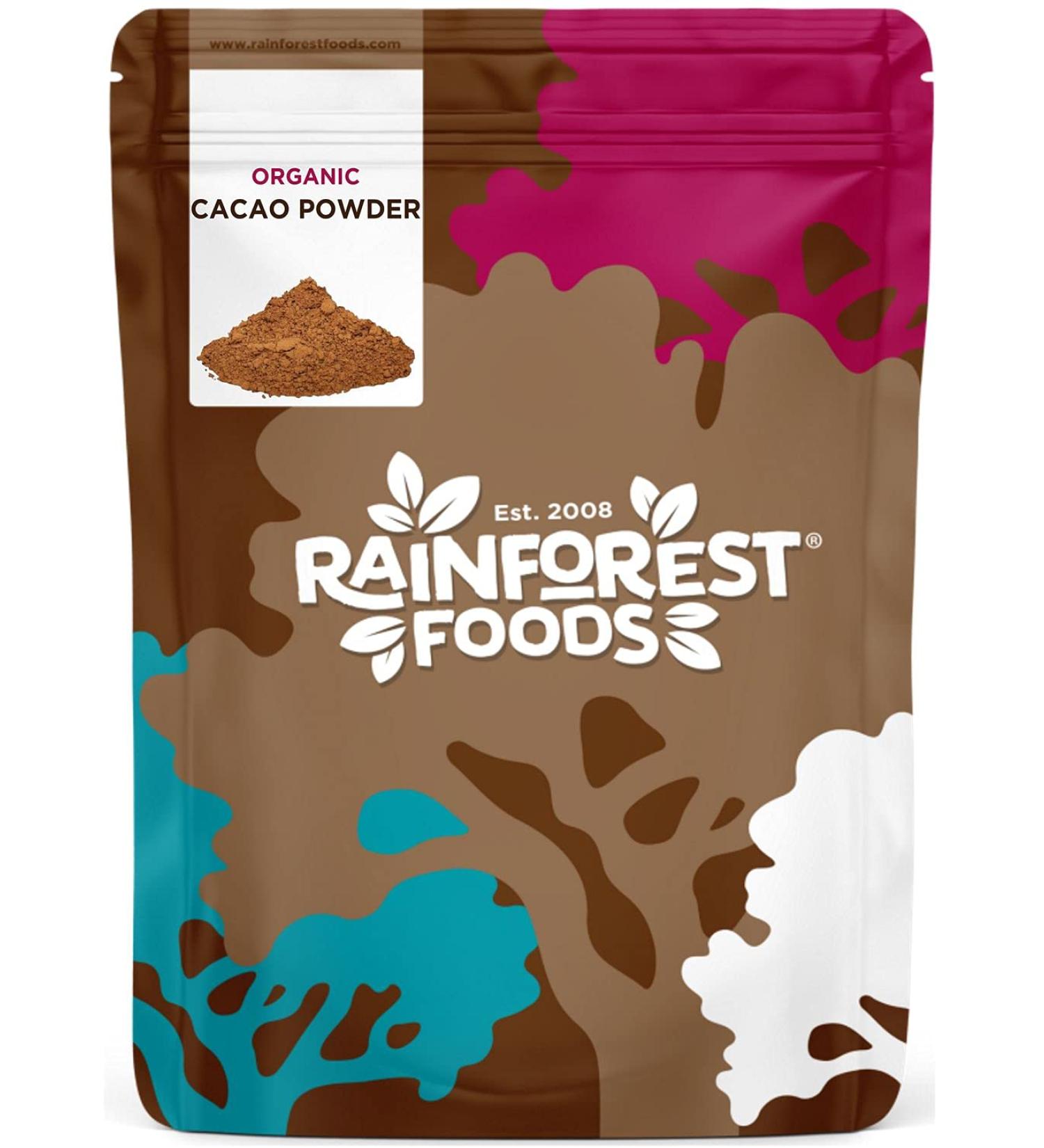 Rainforest Foods Organic Cacao Powder 900g 900 g (Pack of 1) - Buy Online on GoSupps.com