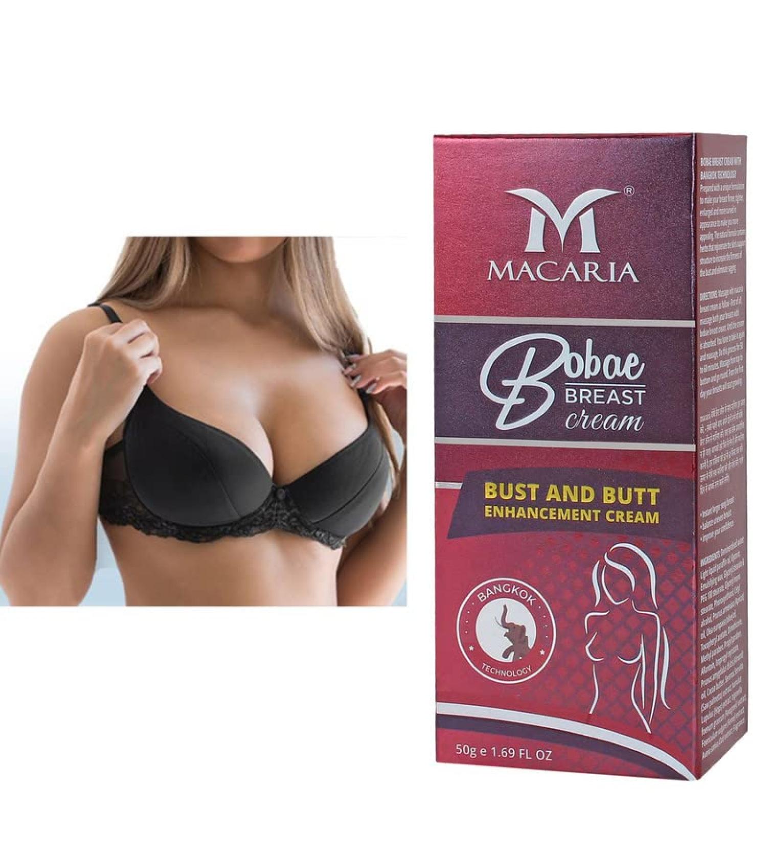 MACARIA Breast Bust Enhancement Cream Gel Breast Firming And Lifting Cream Organic - Buy Online on GoSupps.com