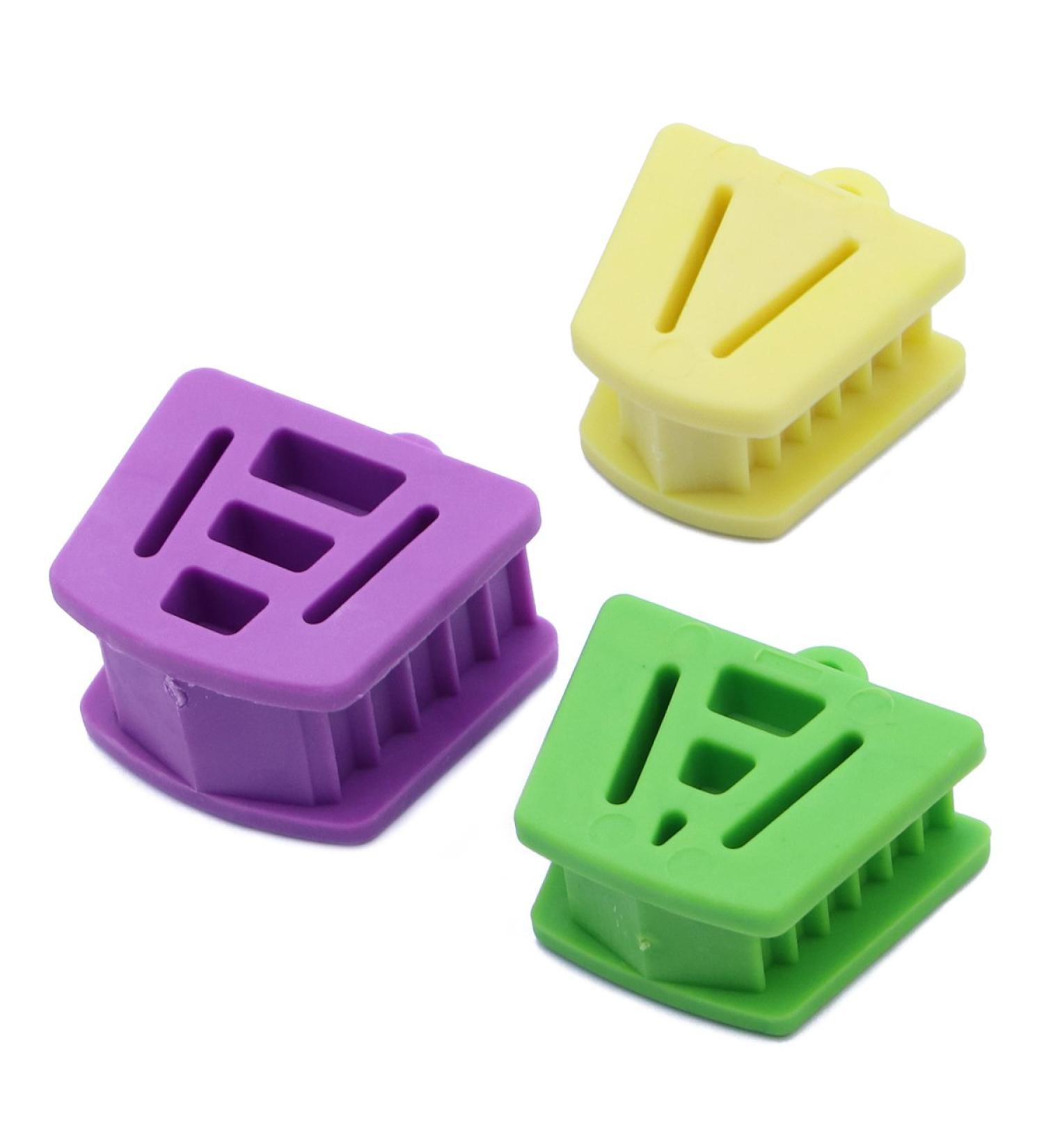 Rosice 3-Piece Dental Mouth Props - Silicone Bite Block Support Pillow & Opener for Orthodontic Care - International Shipping Available - Buy Online on GoSupps.com
