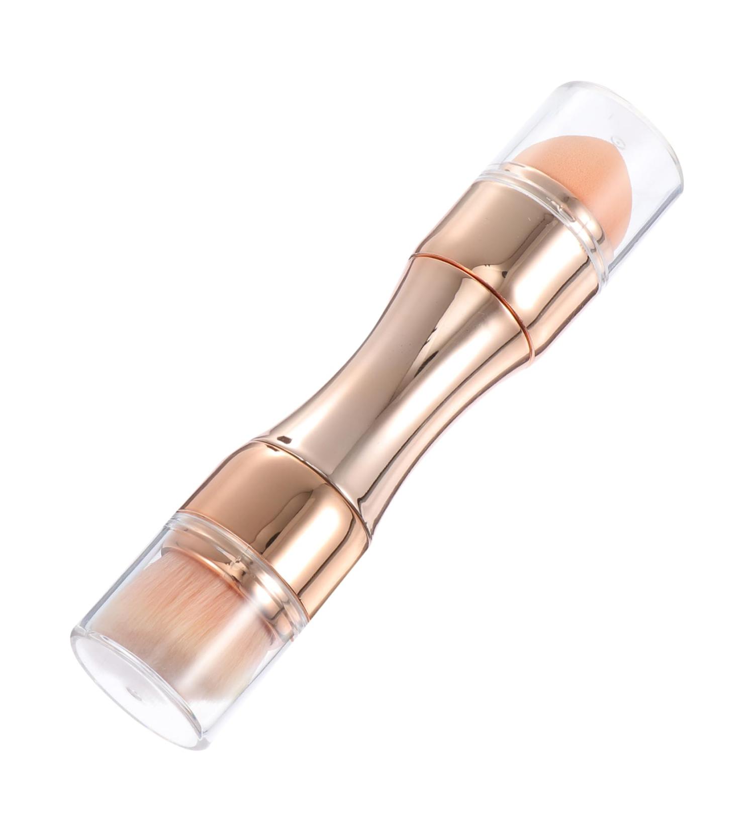 Ipetboom 1pc 4 in 1 Makeup Brush Fake Lips Multifunctional Blush Brush Multifunctional Makeup Tool Makeup Loose Powder Brush Double Ended Makeup Brush Accessories Plastic Portable - Buy Online on GoSupps.com