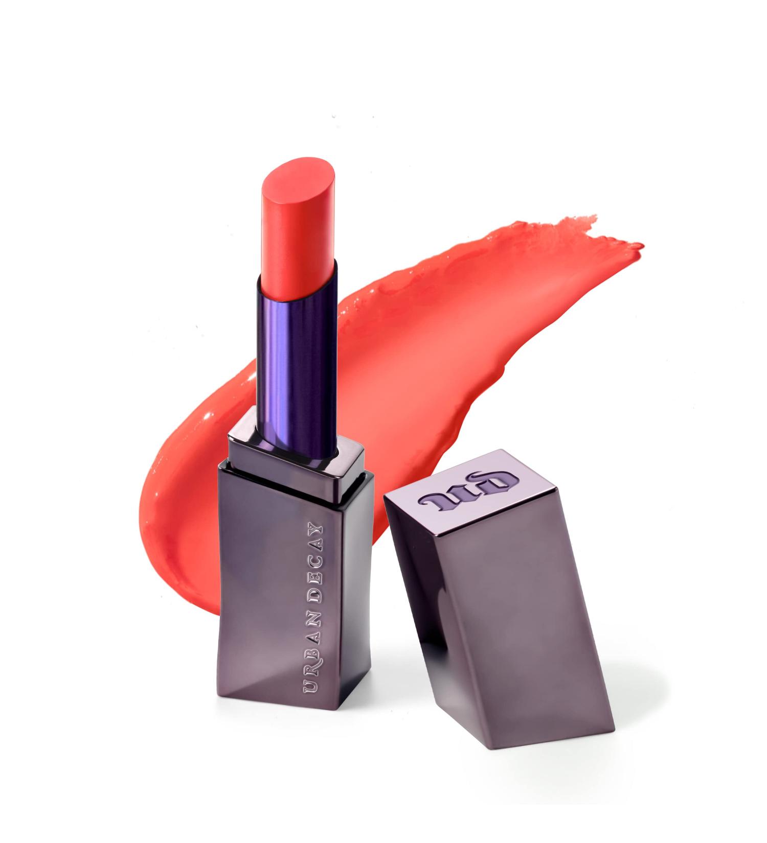 URBAN DECAY Vice Hydrating Lipstick - 35 Shades - Longwearing Moisturizing Lip Color - Flower District (0.11 Oz) - Buy Online on GoSupps.com