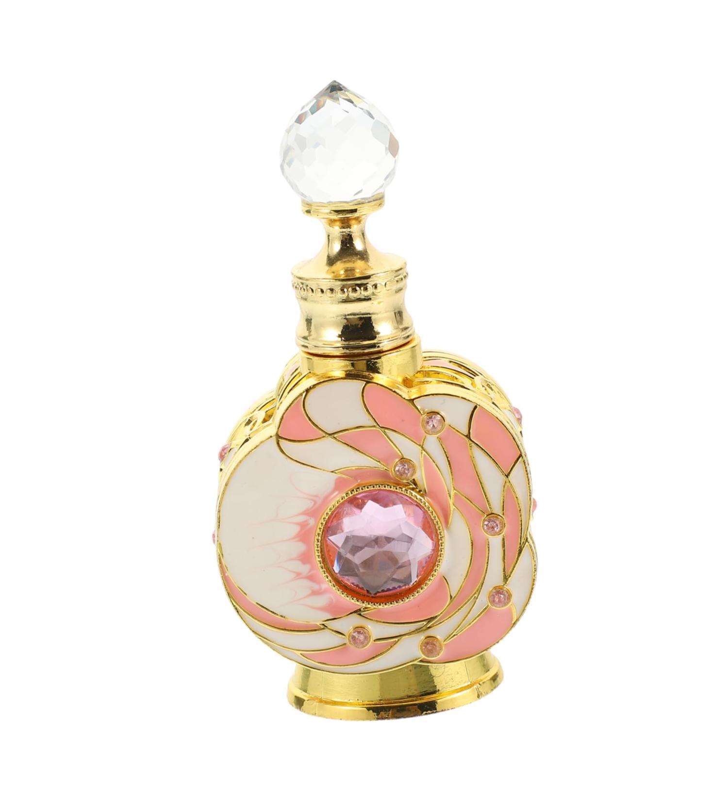 Angoily Glass dispenser little bottle the flowers essential oil bottle middle East glass perfume bottle dropper bottle essential oil vintage empty bottle glass bottle - Buy Online on GoSupps.com