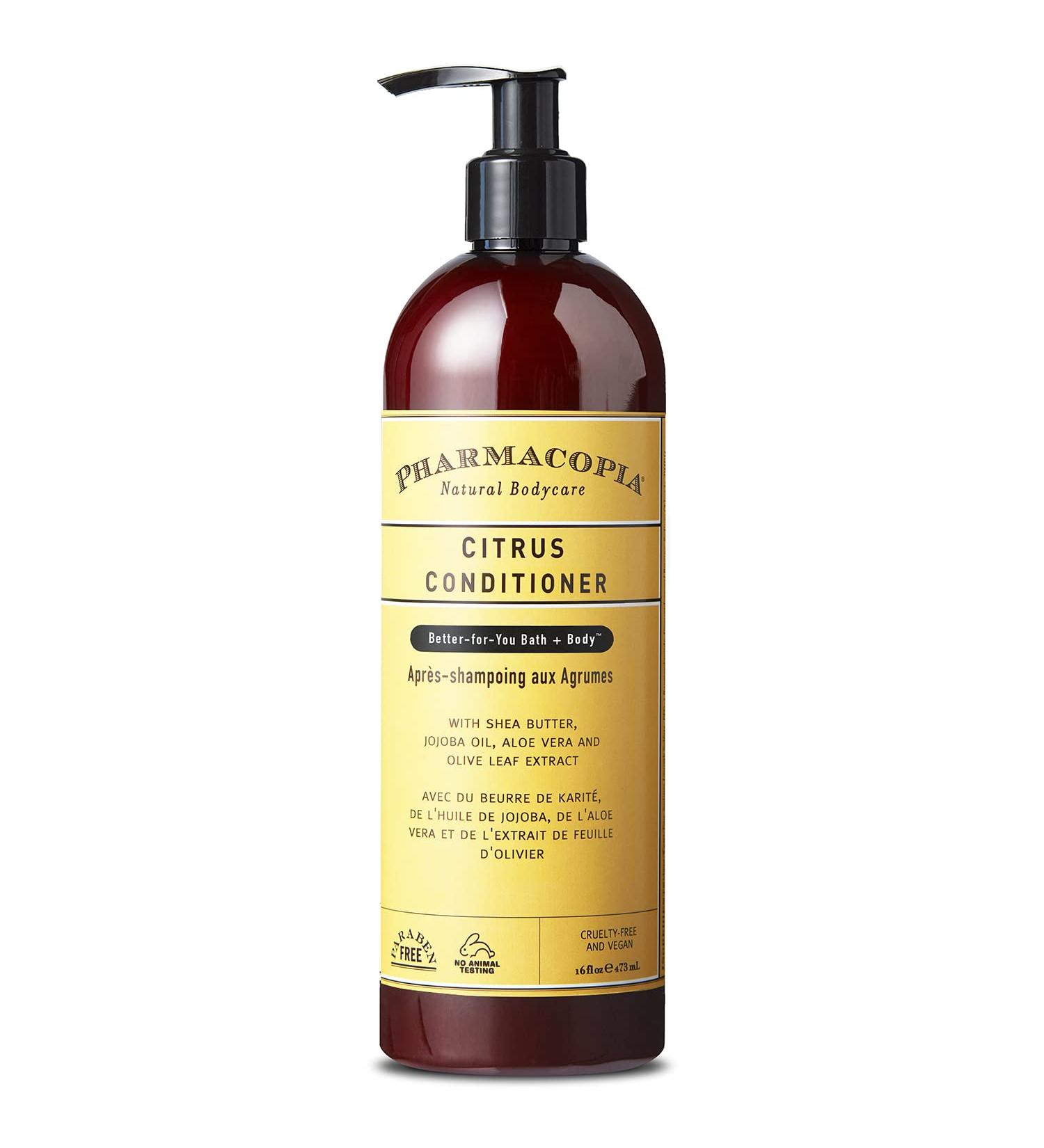 Pharmacopia Citrus Conditioner - Natural & Organic Aromatherapy Hair Care | Vegan, Cruelty-Free | 16 oz - Buy Online on GoSupps.com