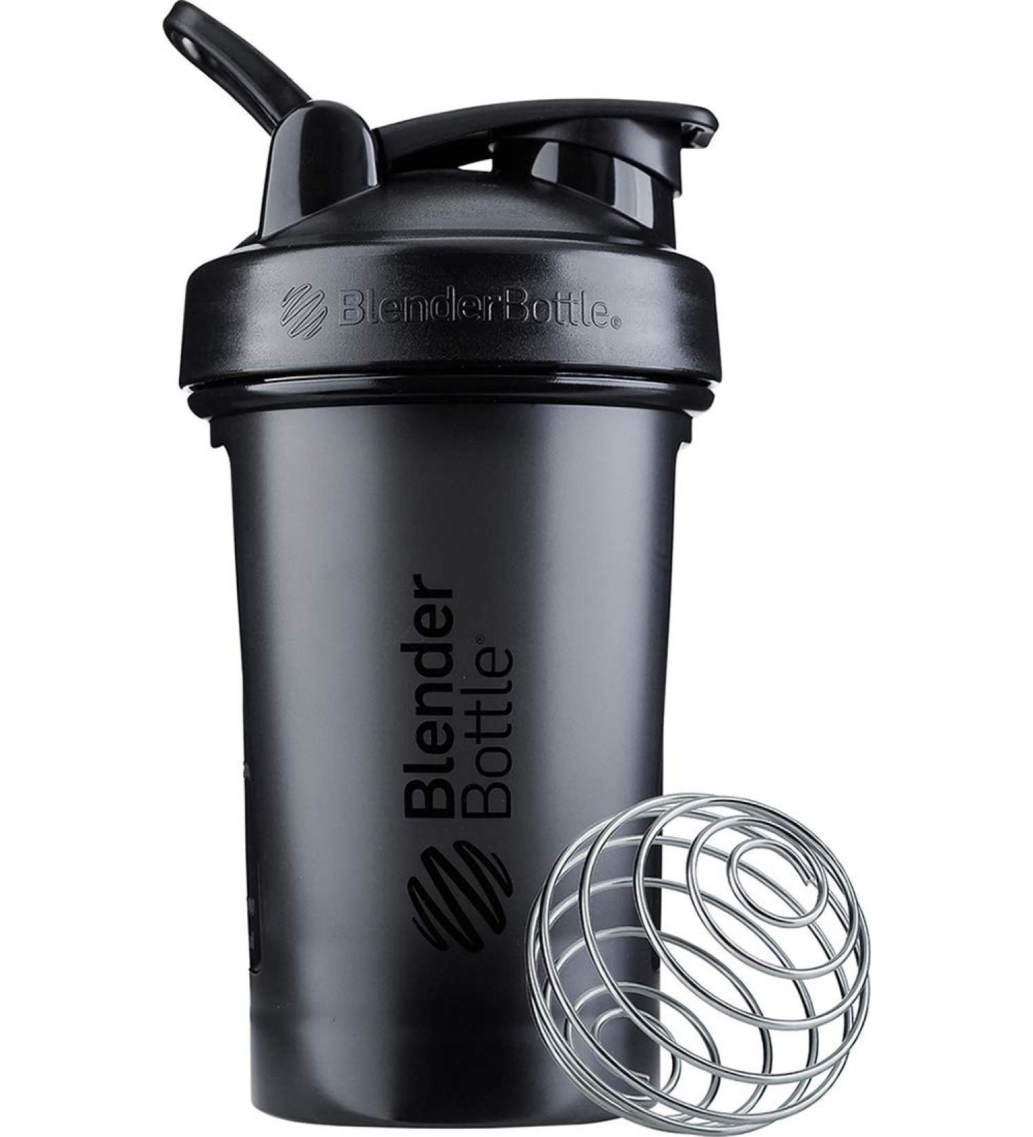 BlenderBottle Classic Loop Black 20 oz - Ultimate Shaker for Smoothies & Protein - Buy Online on GoSupps.com