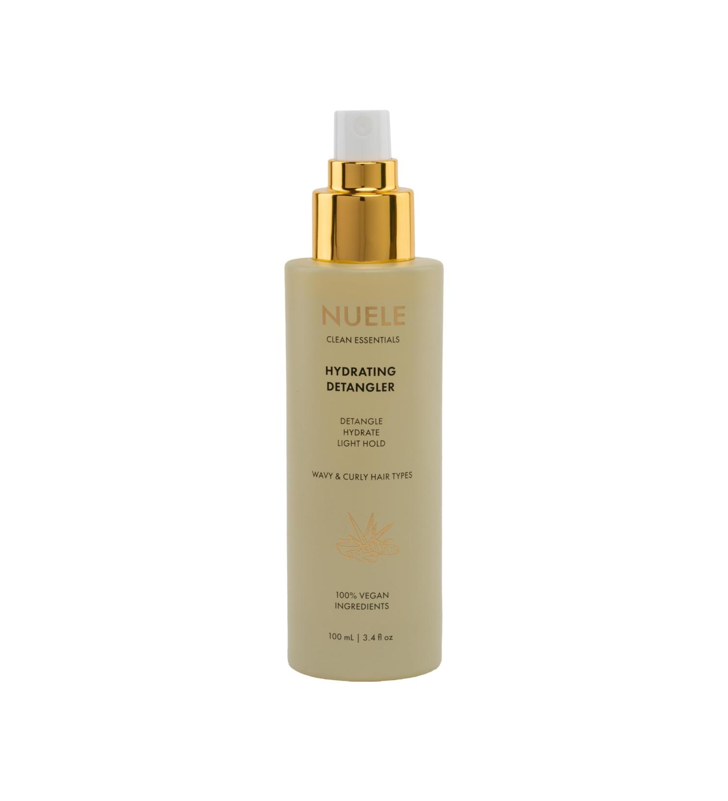 Nuele Clean Essentials Hydrating Detangler | Vegan Hair Care for Wavy & Curly Hair | Detangle & Hydrate | 3.4 Fl Oz - Buy Online on GoSupps.com