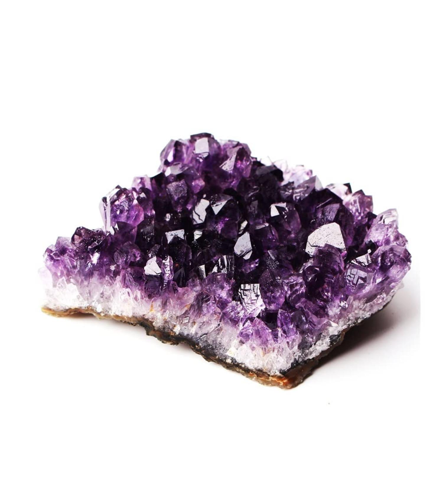 1PC Natural Big Raw Amethyst Quartz Geode Crystal Cluster Specimen Decor Gift Suitable for Home Home Decoration (Color : Amethyst 100-150g) - Buy Online on GoSupps.com